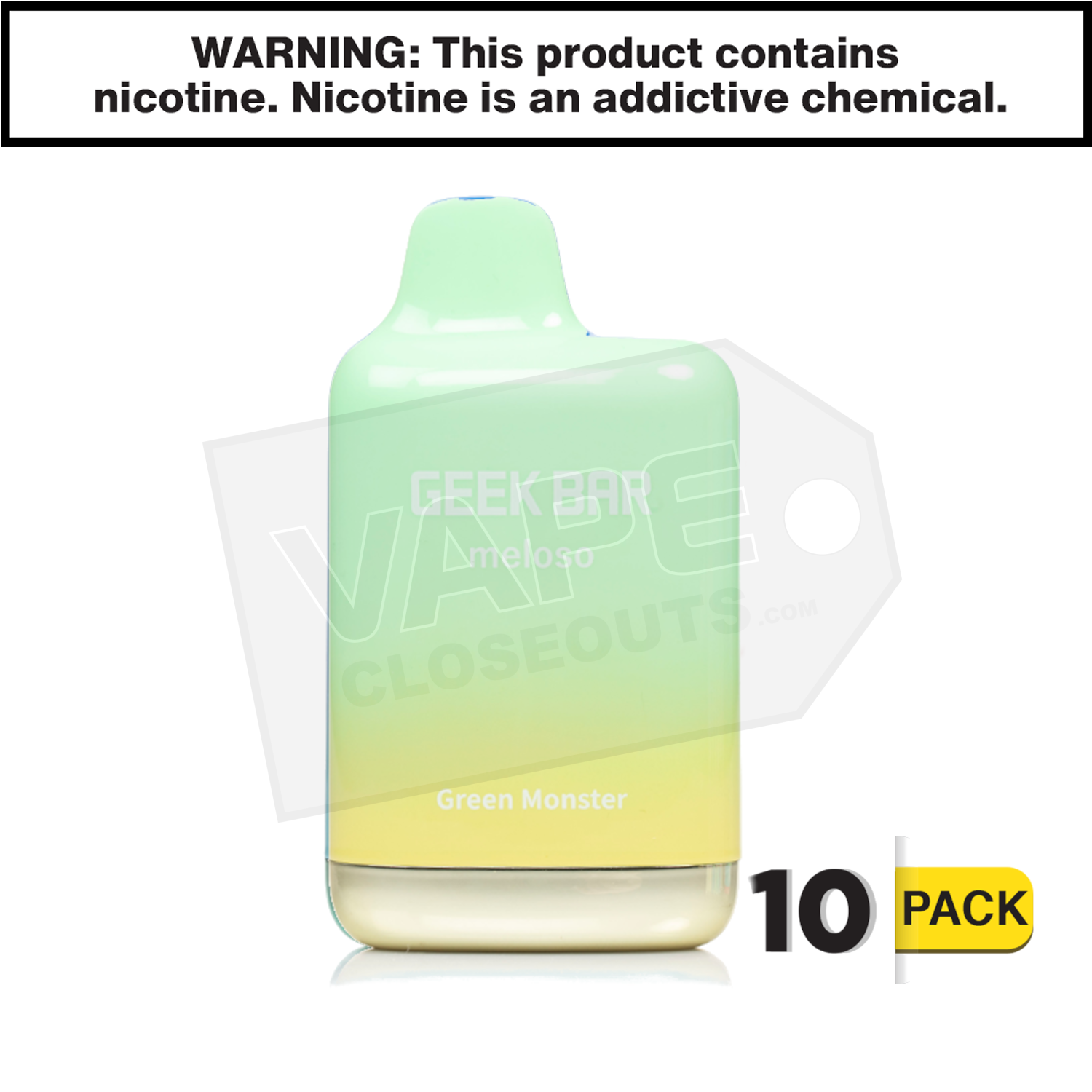 Green Monster Geek Bar Meloso Max Disposable Vape — image 2