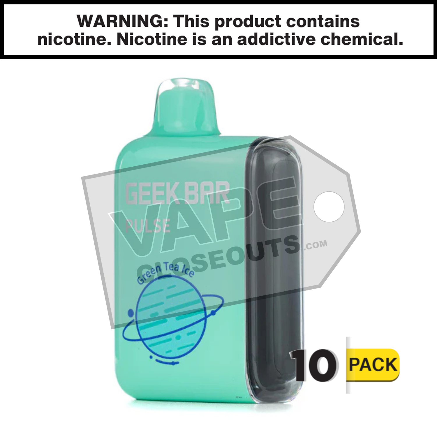 Green Tea Ice Geek Bar Pulse Disposable Vape — image 2