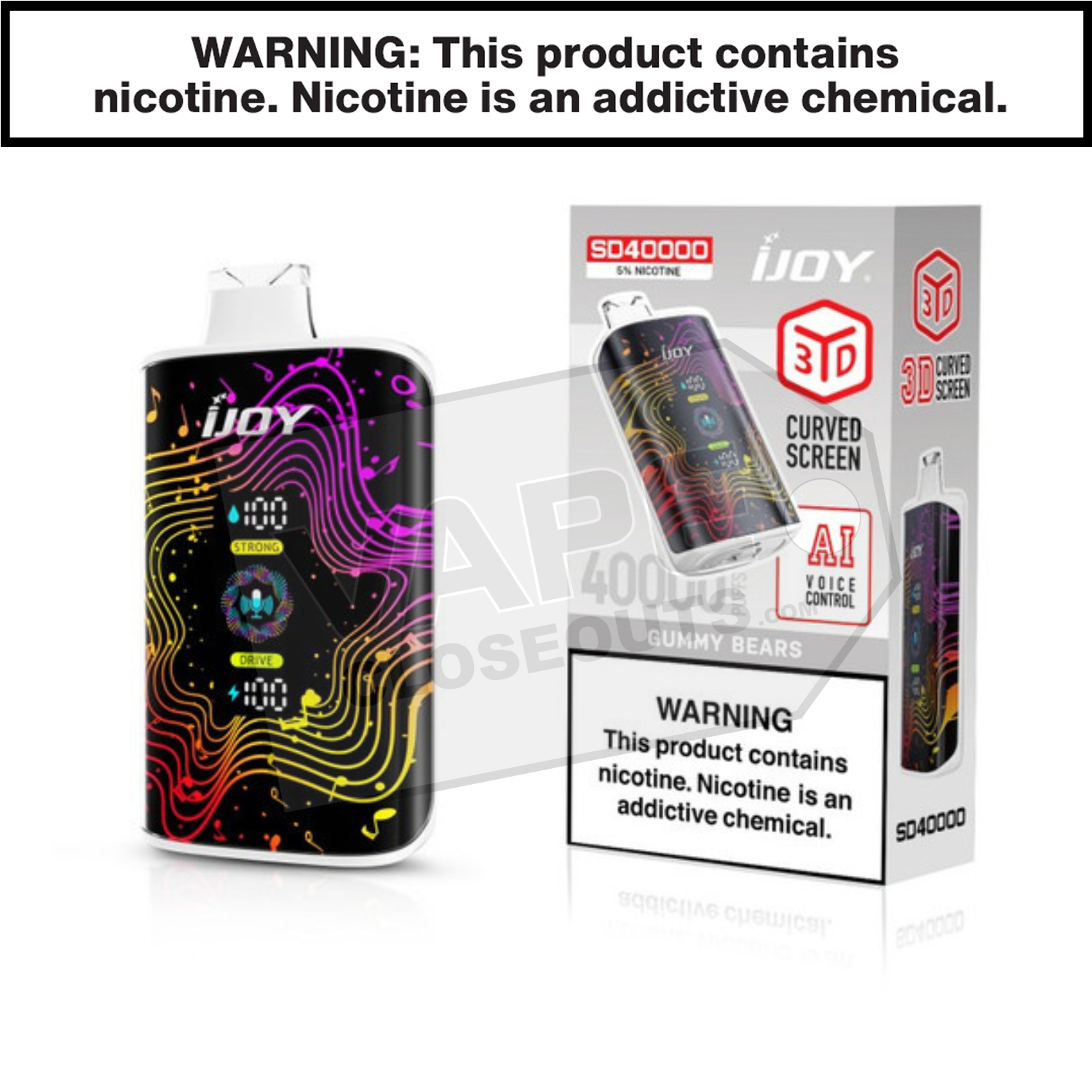 Gummy Bears iJoy Bar SD40000 Disposable Vape