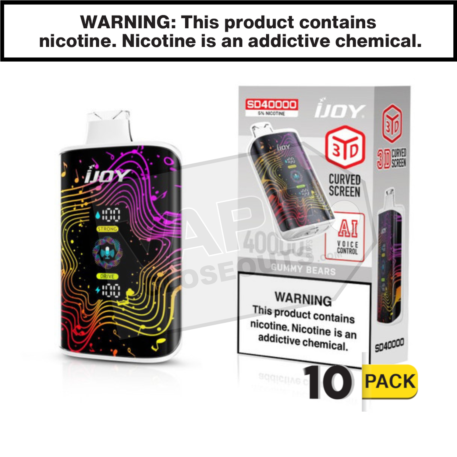 Gummy Bears iJoy Bar SD40000 Disposable Vape — image 2