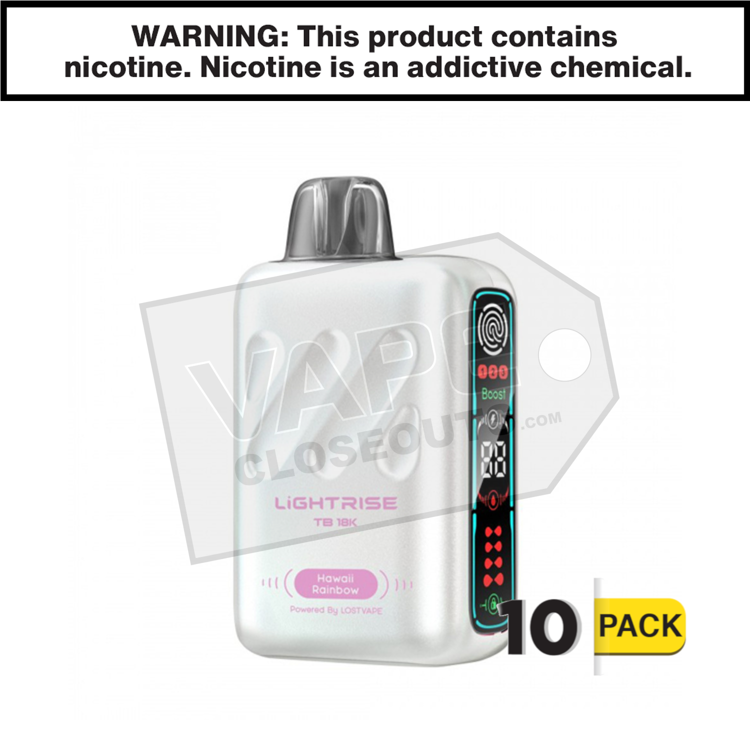 Hawaii Rainbow Lightrise TB 18K Vape — image 2
