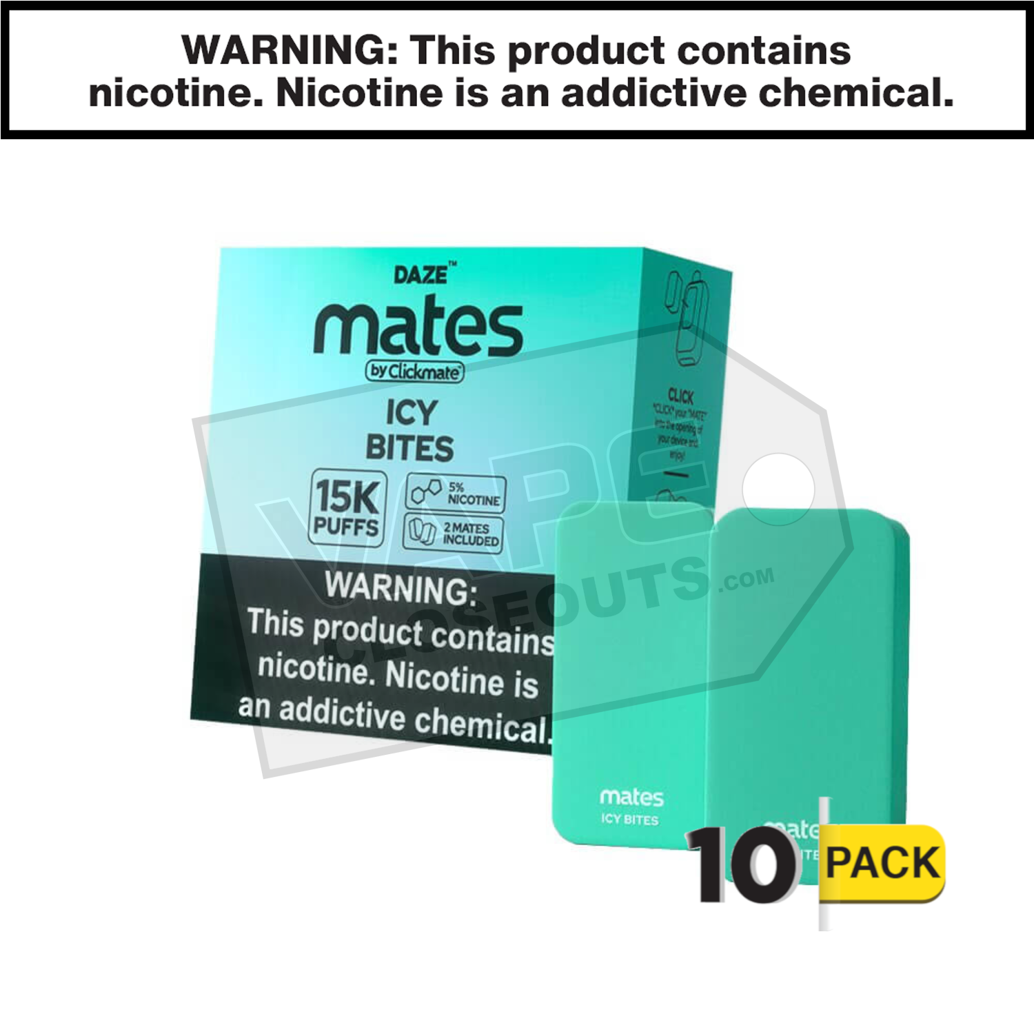 Mates Icy Bites Clickmate Pods 15K (2pk) — image 2