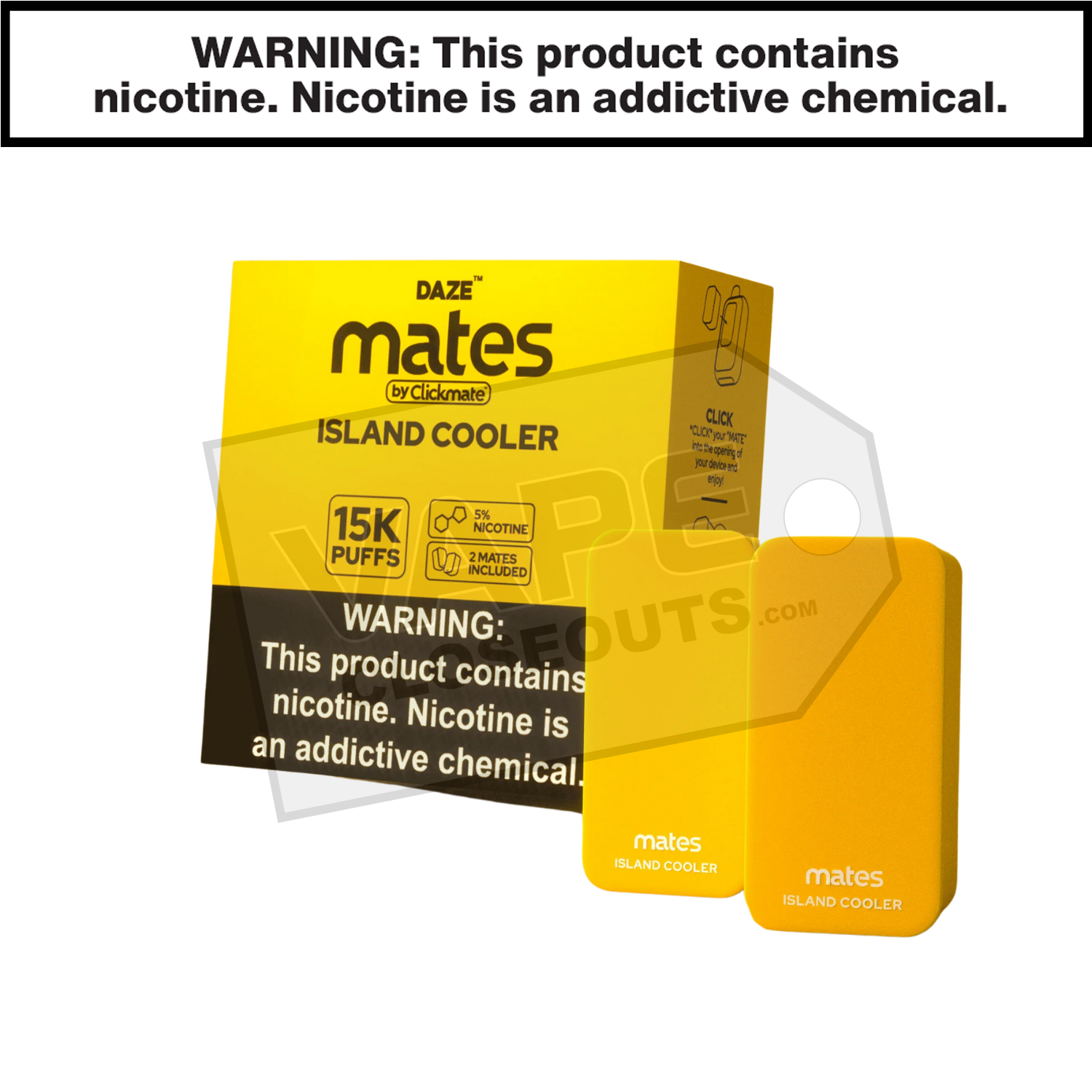 Mates Island Cooler Clickmate Pods 15K (2pk)