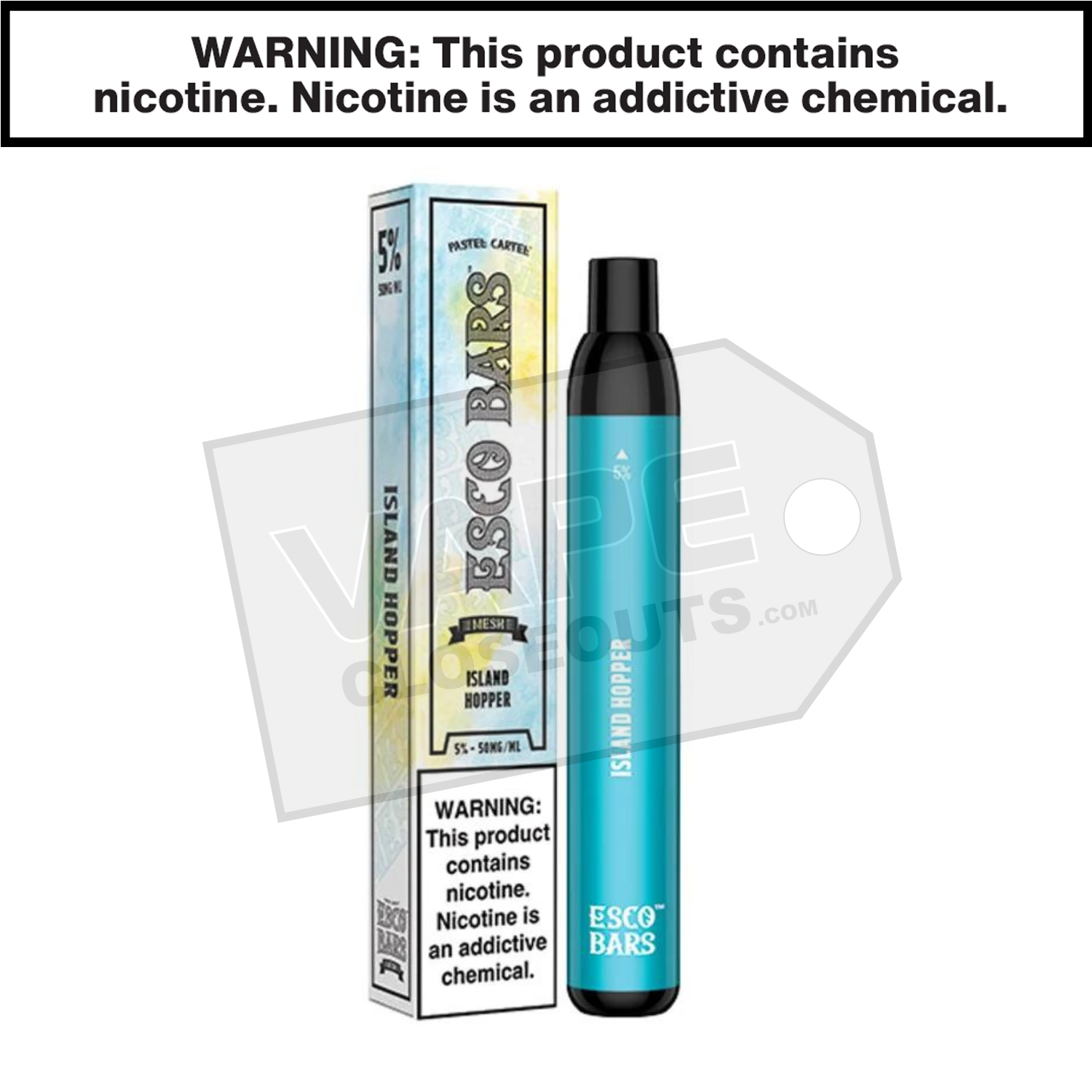 Island Hopper Carsonator Esco Bars 2500 Puff Disposable Vape