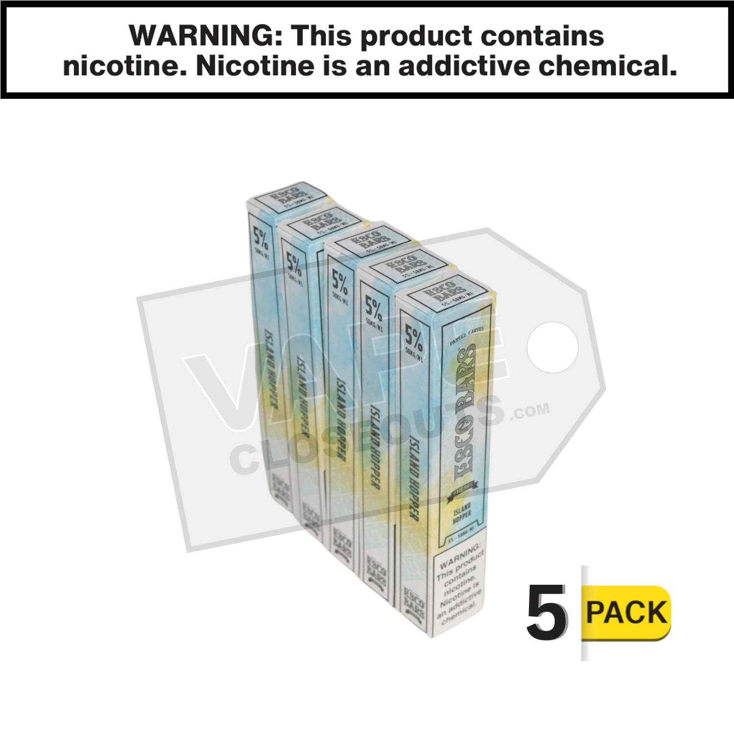 Island Hopper Carsonator Esco Bars 2500 Puff Disposable Vape — image 2