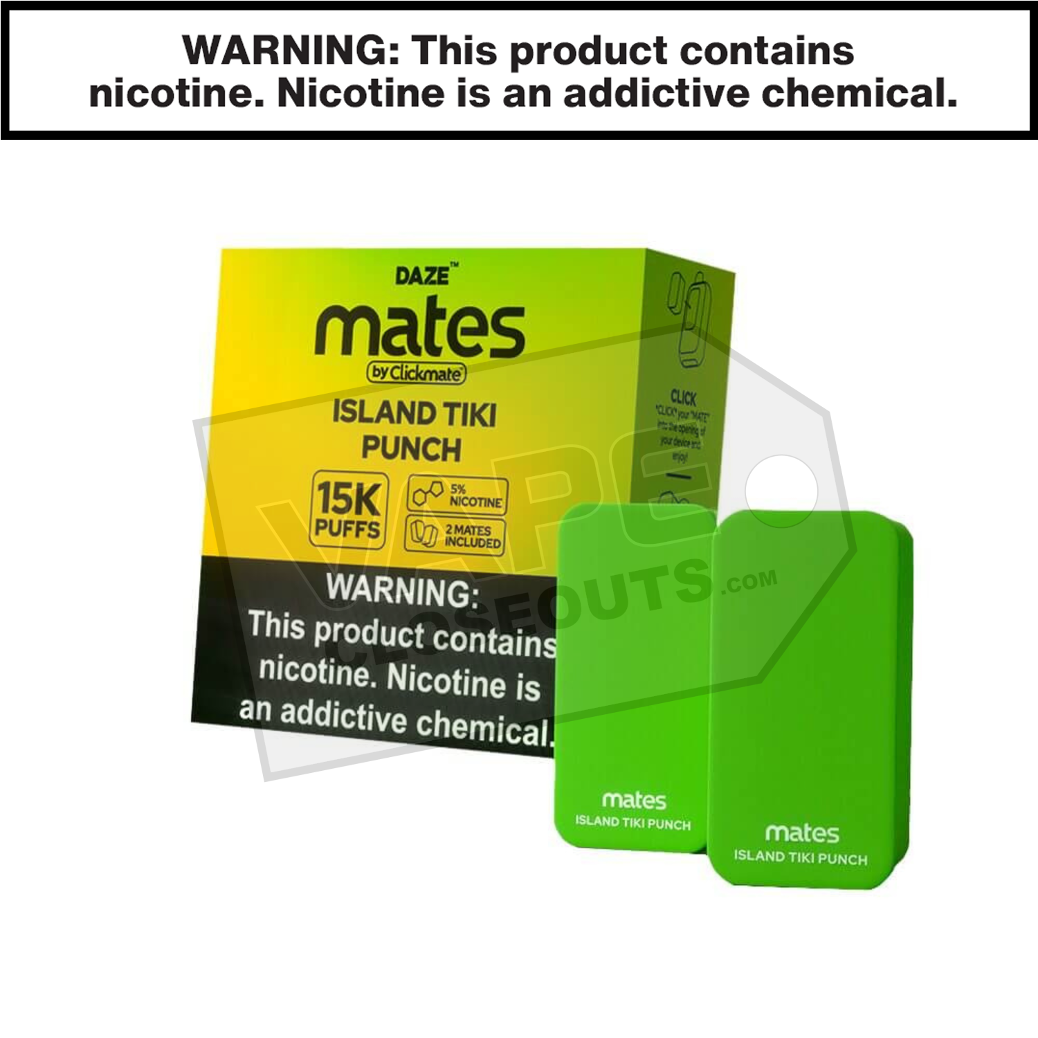 Mates Island Tiki Punch Clickmate Pods 15K (2pk)