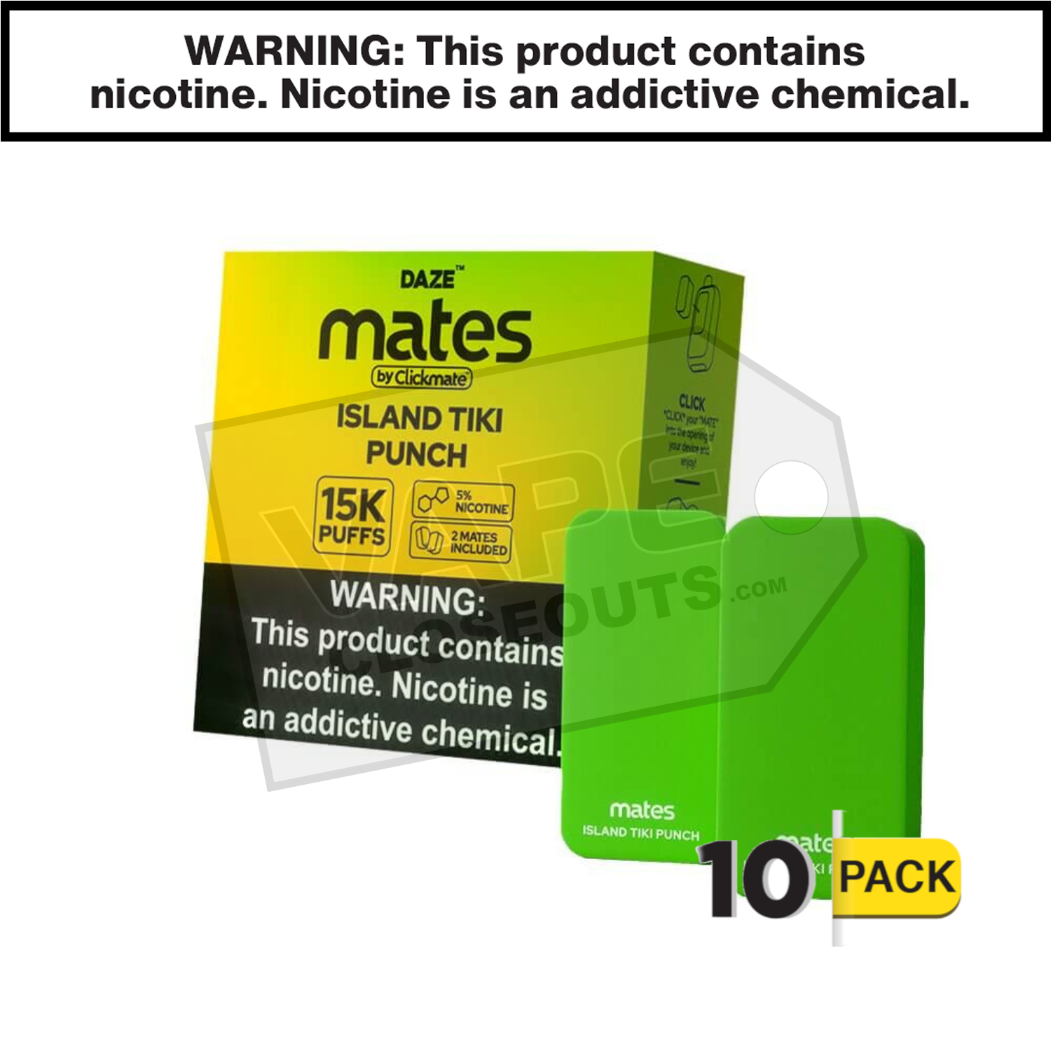 Mates Island Tiki Punch Clickmate Pods 15K (2pk) — image 2
