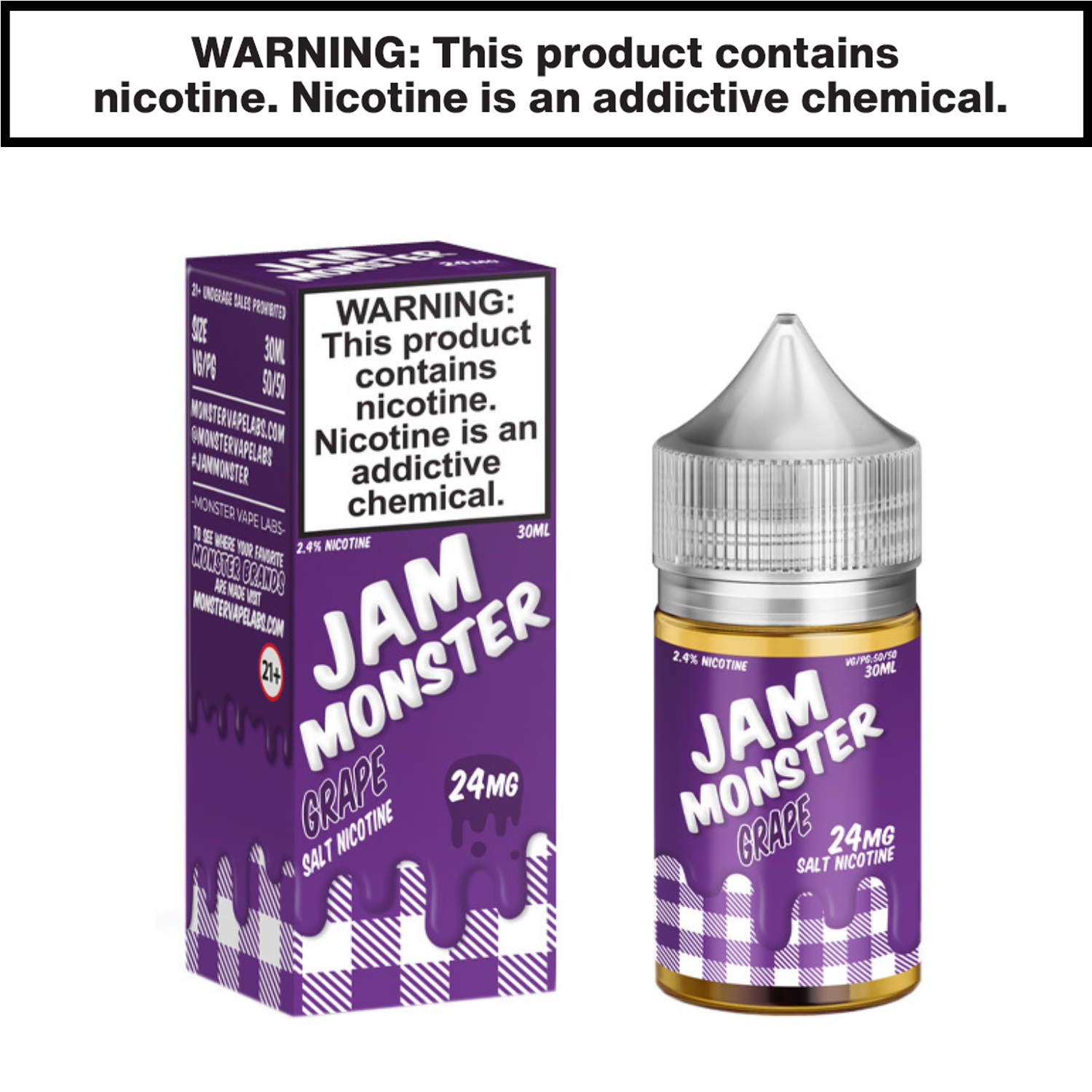 Jam Monster eJuice 30mL Salt Nic — image 2