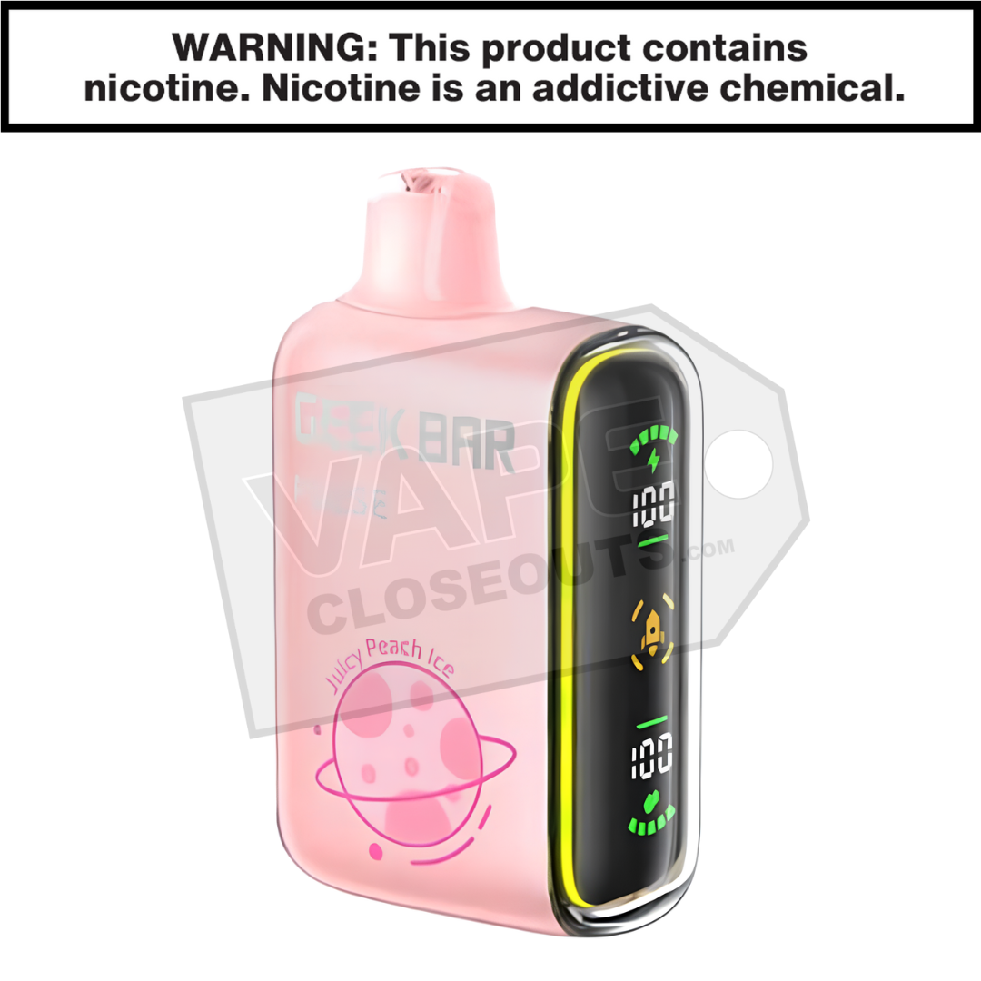 Juicy Peach Ice Geek Bar Pulse Disposable Vape