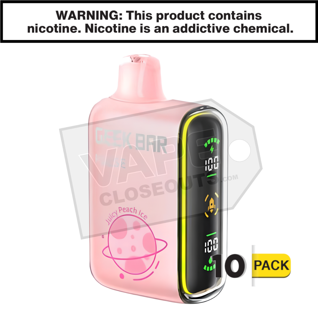 Juicy Peach Ice Geek Bar Pulse Disposable Vape — image 2