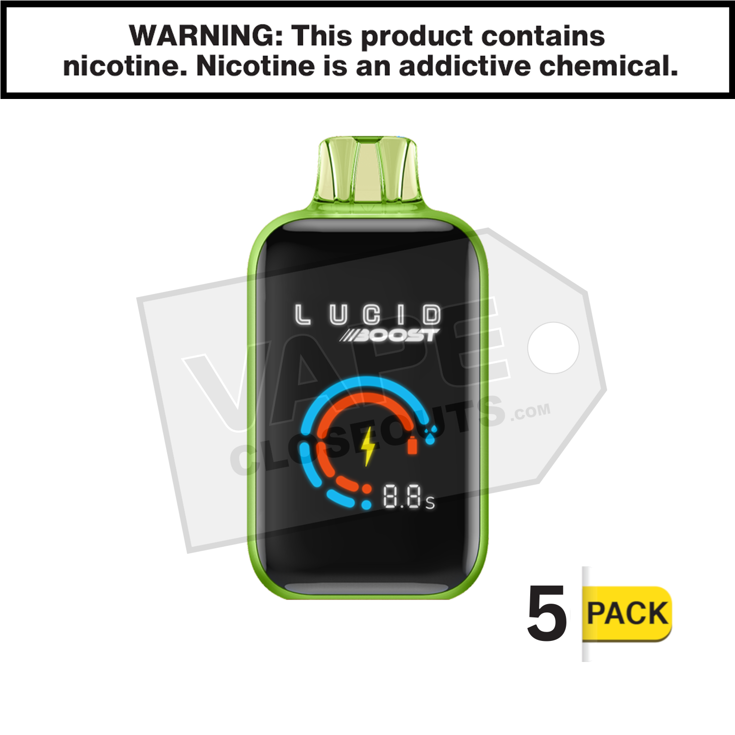 Kiwi Berry Ice Lucid Boost 20123 Disposable Vape