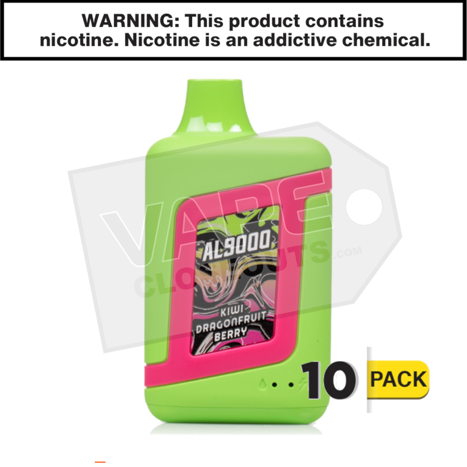Kiwi Dragonfruit Berry AL9000 Novo Bar — image 2