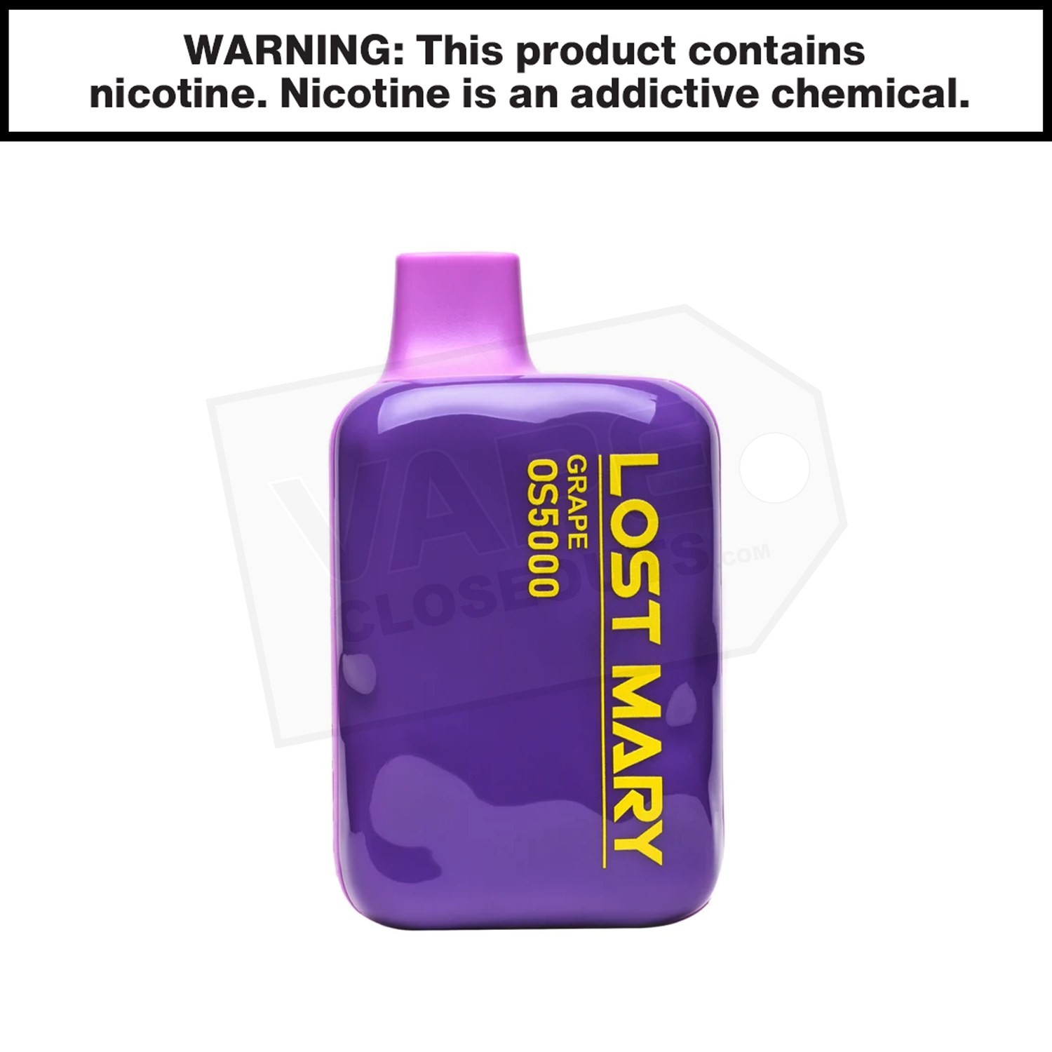 Grape Lost Mary OS5000 Disposable Vape