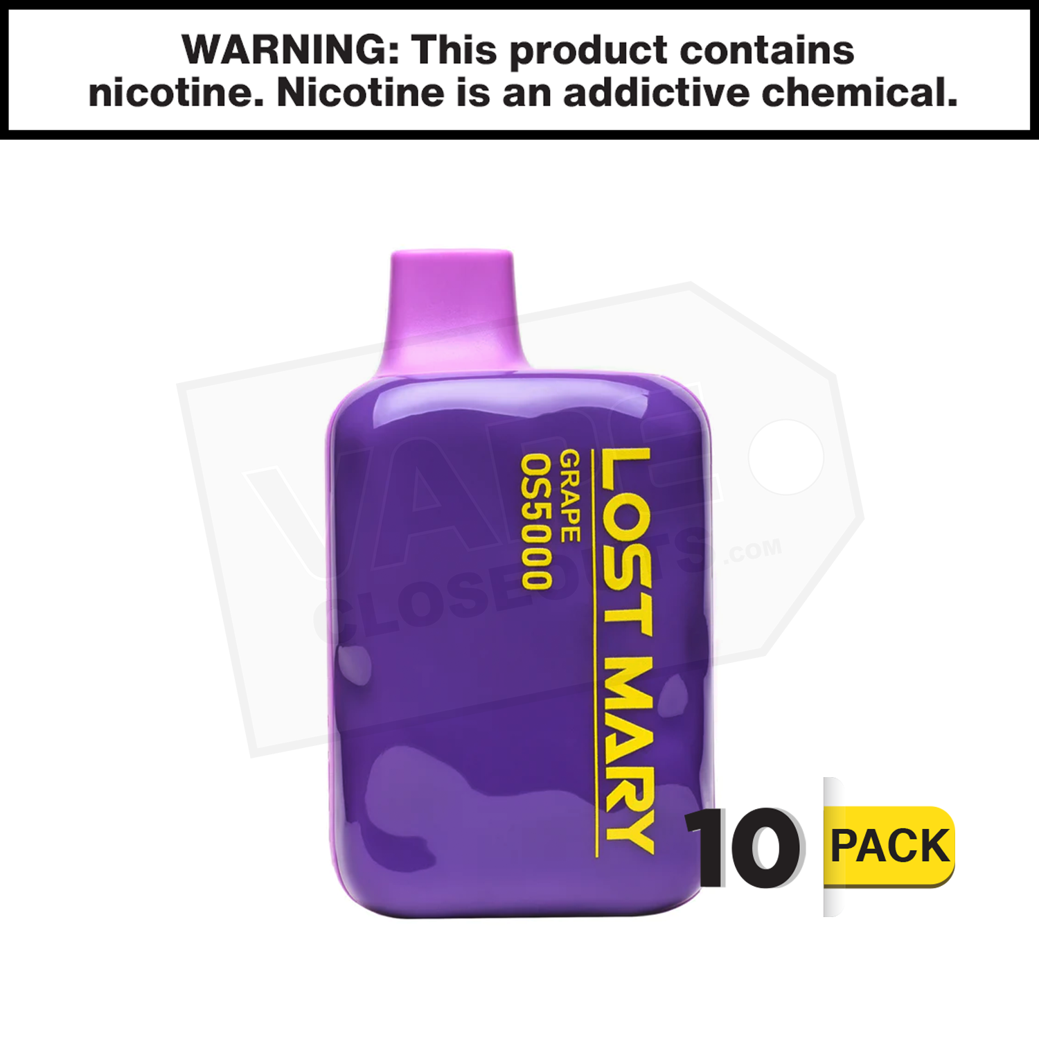 Grape Lost Mary OS5000 Disposable Vape — image 2
