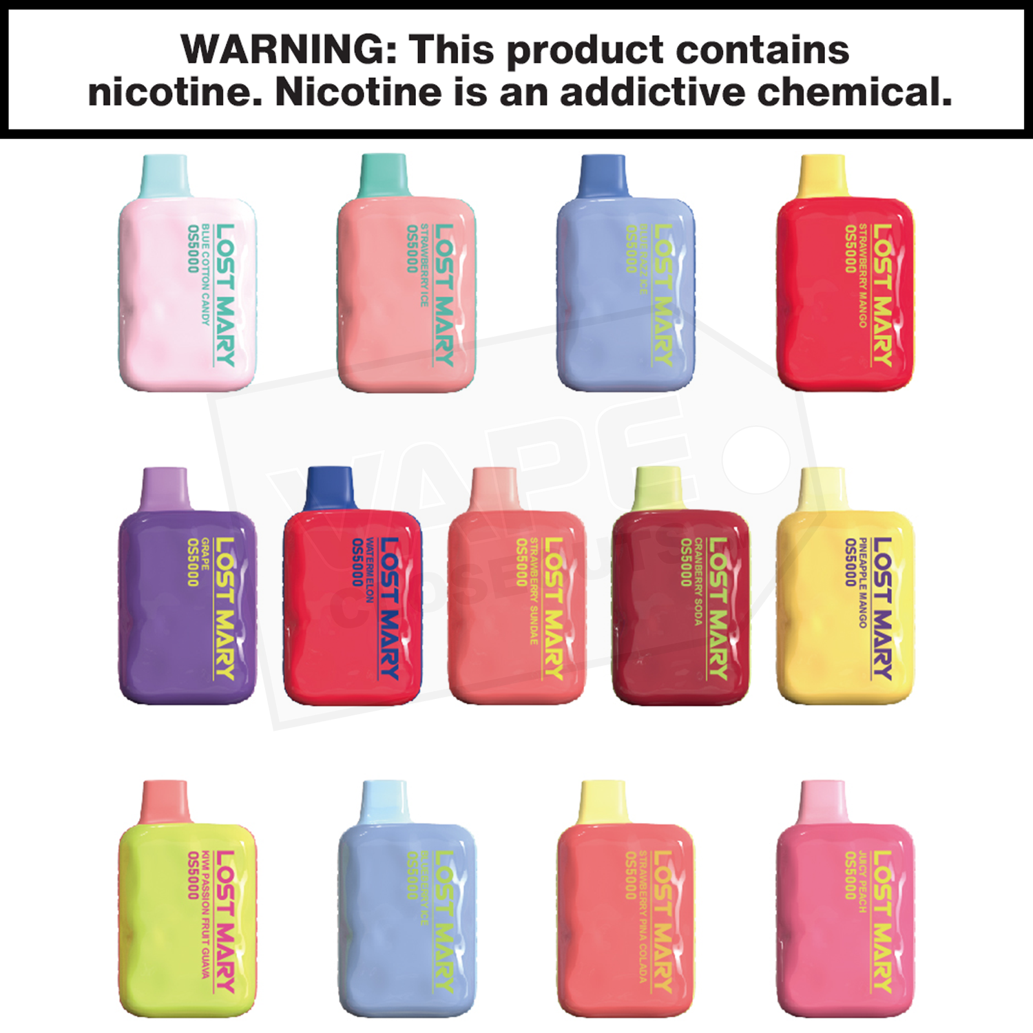 Lost Mary  OS5000 Disposable Rechargeable Vape