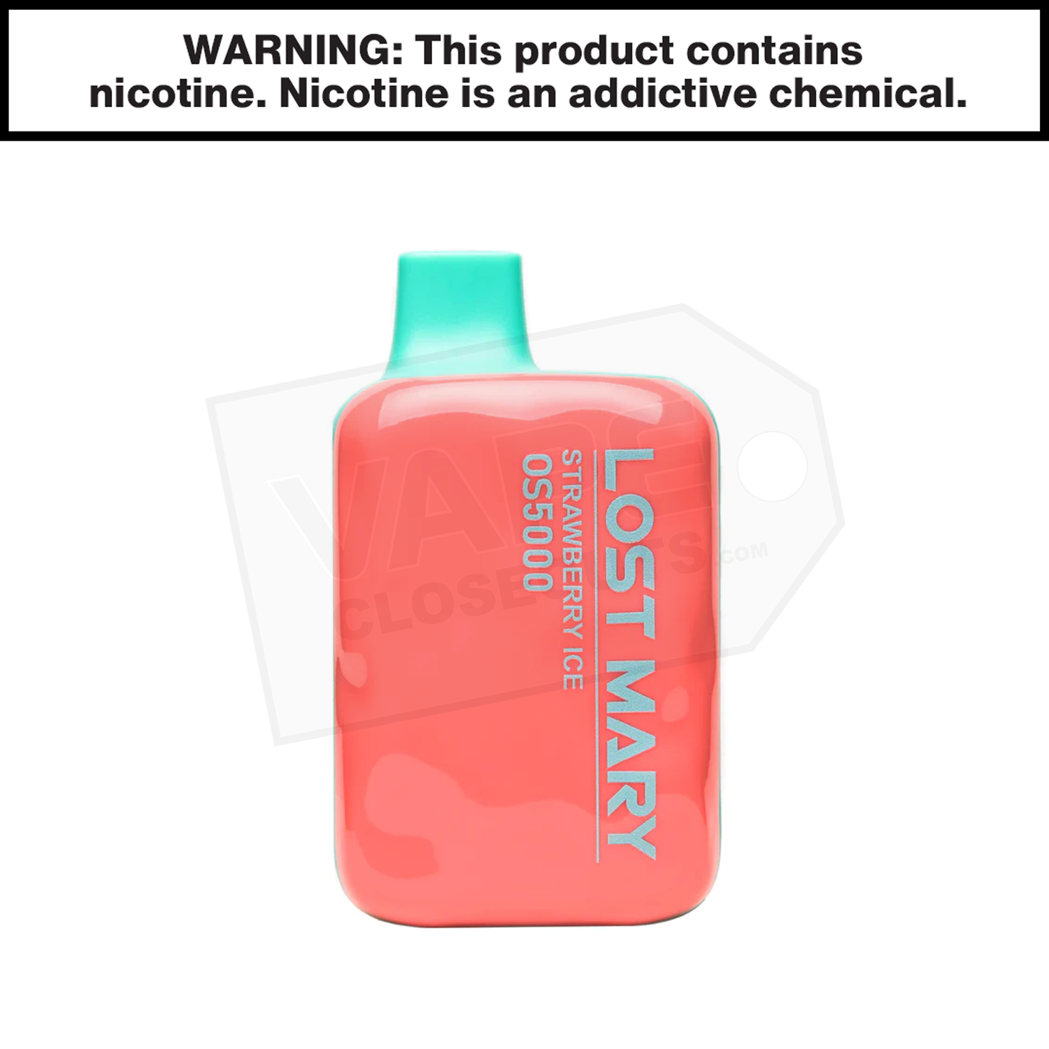 Strawberry Ice Lost Mary OS5000 Disposable Vape