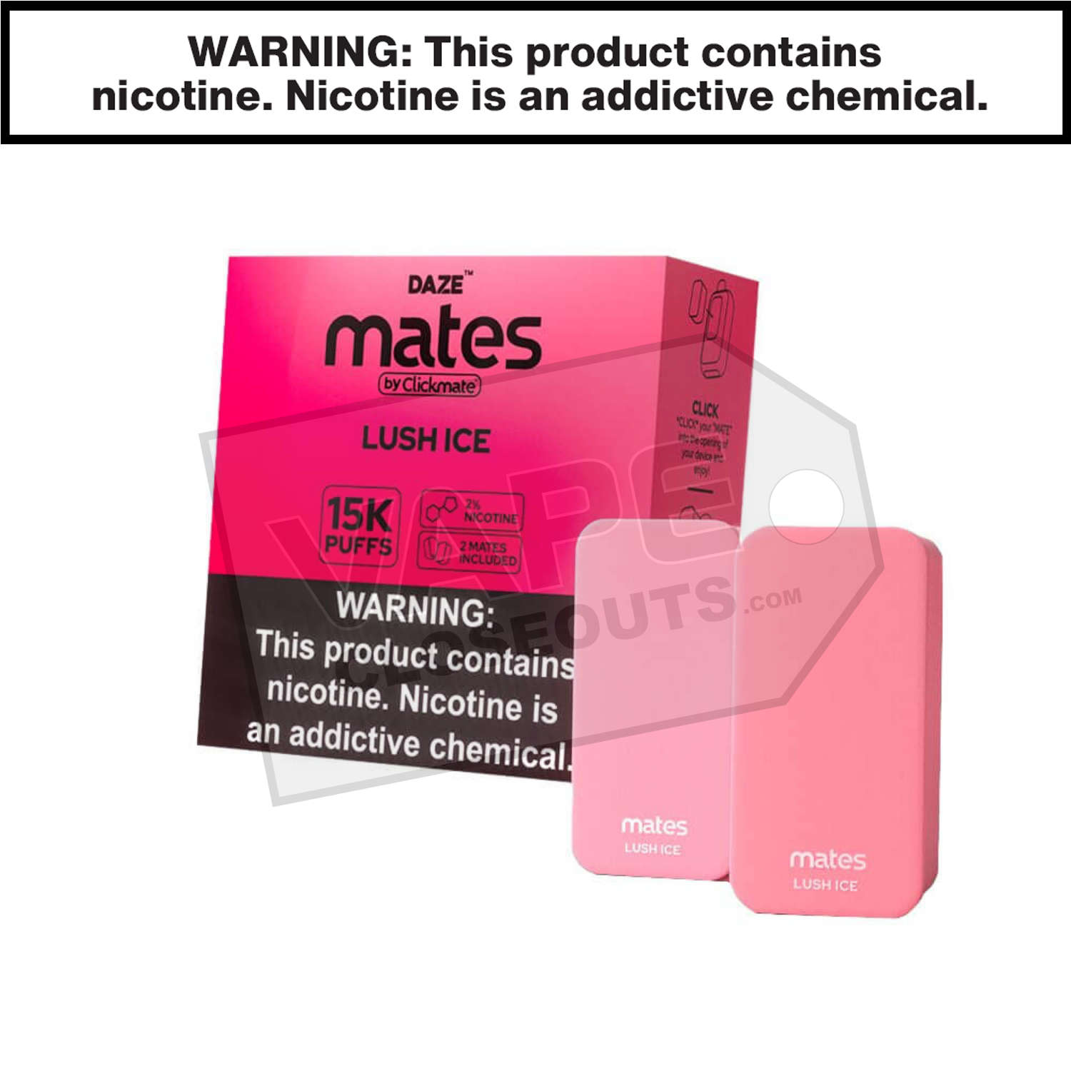Mates Lush Ice Clickmate Pods 15K (2pk) — image 3