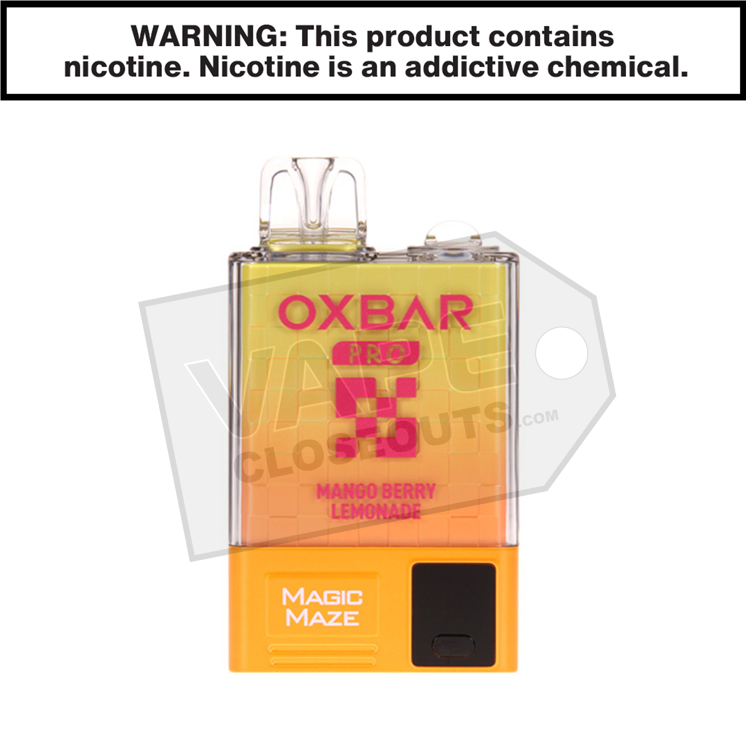 Mango Berry Lemonade OXBAR Magic Maze Pro 10K