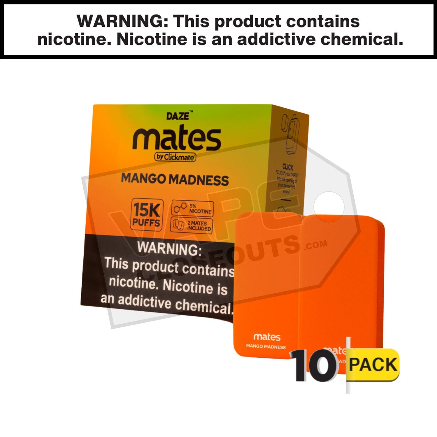 Mates Mango Madness Clickmate Pods 15K (2pk) — image 2