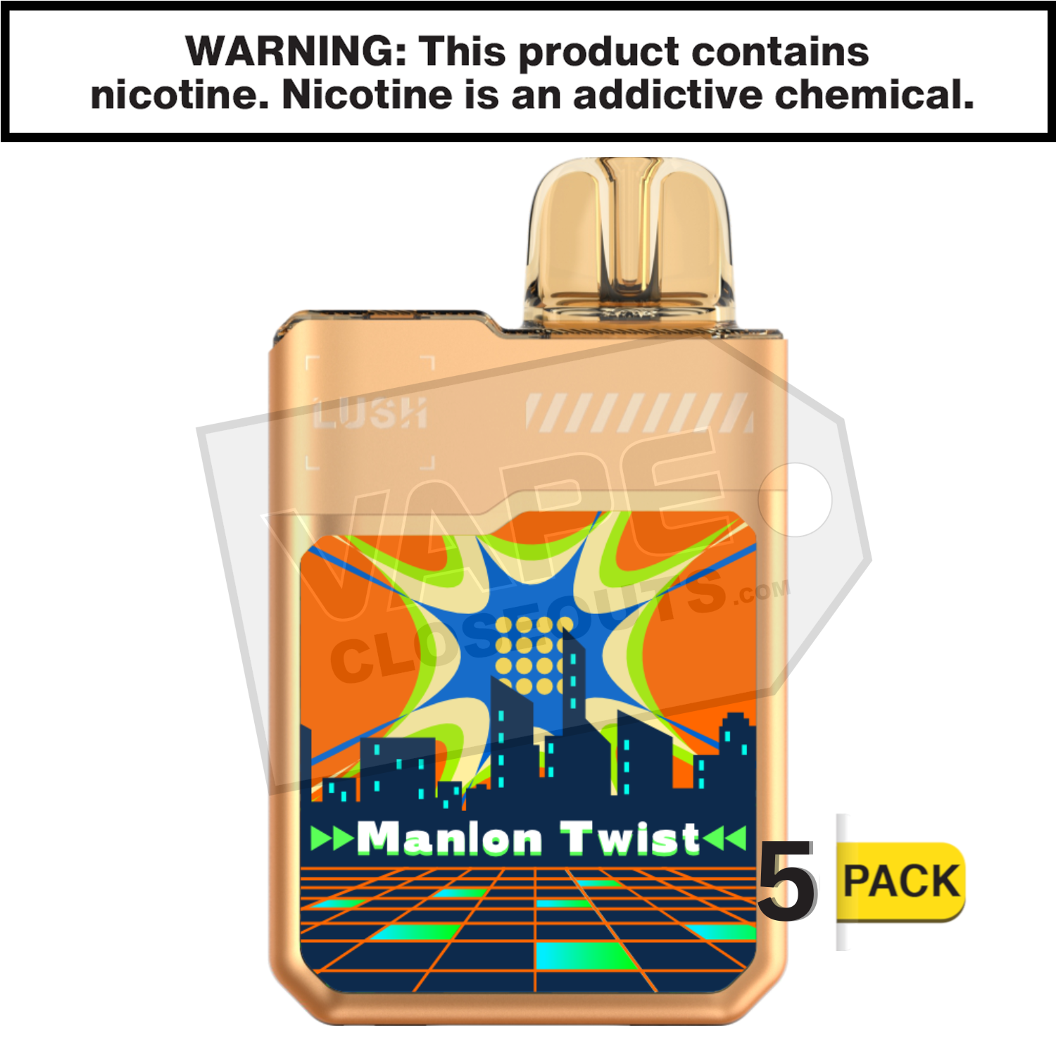 Manlon Twist Geek Bar Digiflavor Lush 20K Disposable Vape