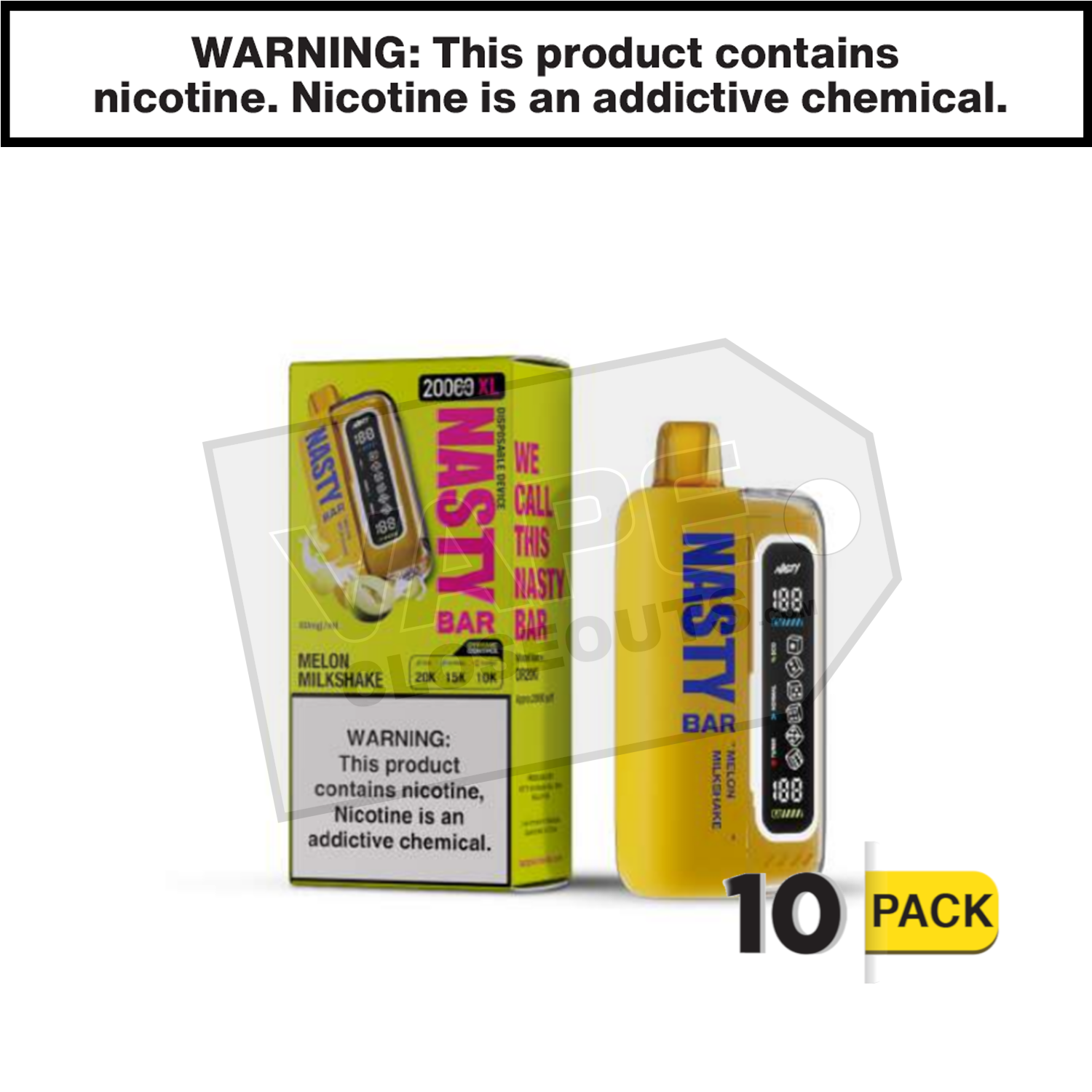 Melon Milkshake Nasty Bar XL 20K Disposable Vape — image 2