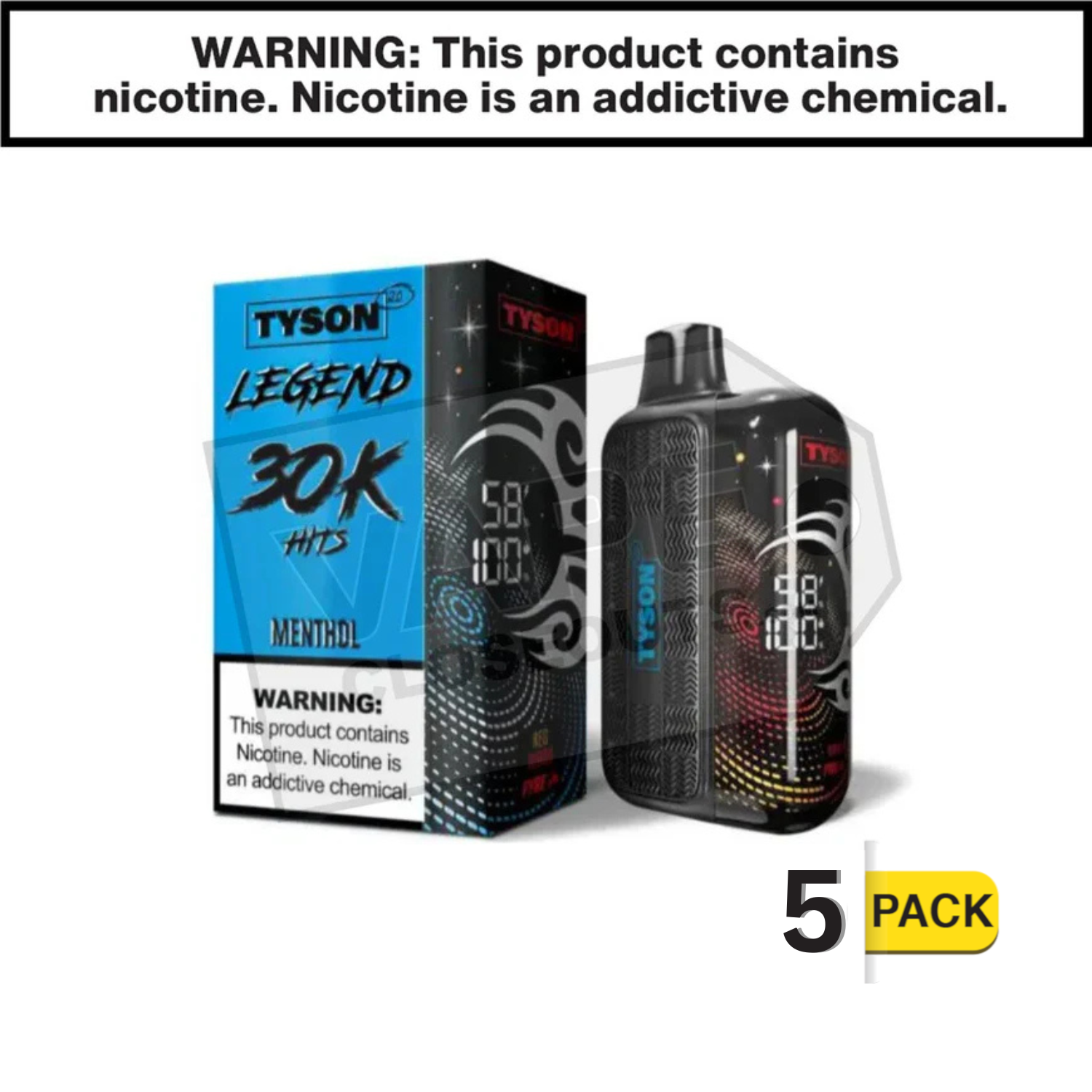 Menthol Tyson 2.0 Legend 30k Disposable Vape