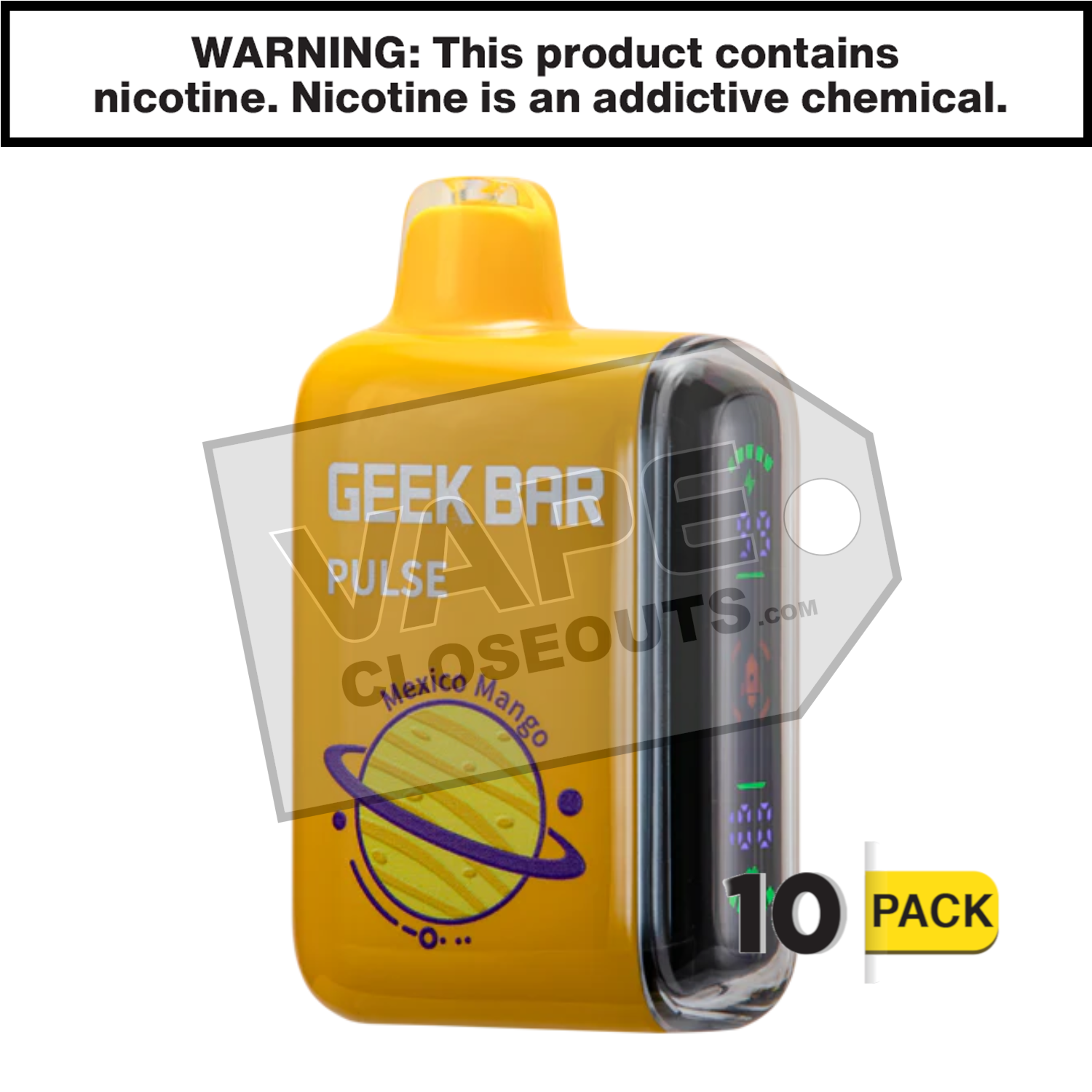 Mexico Mango Ice Geek Bar Pulse Disposable Vape — image 2