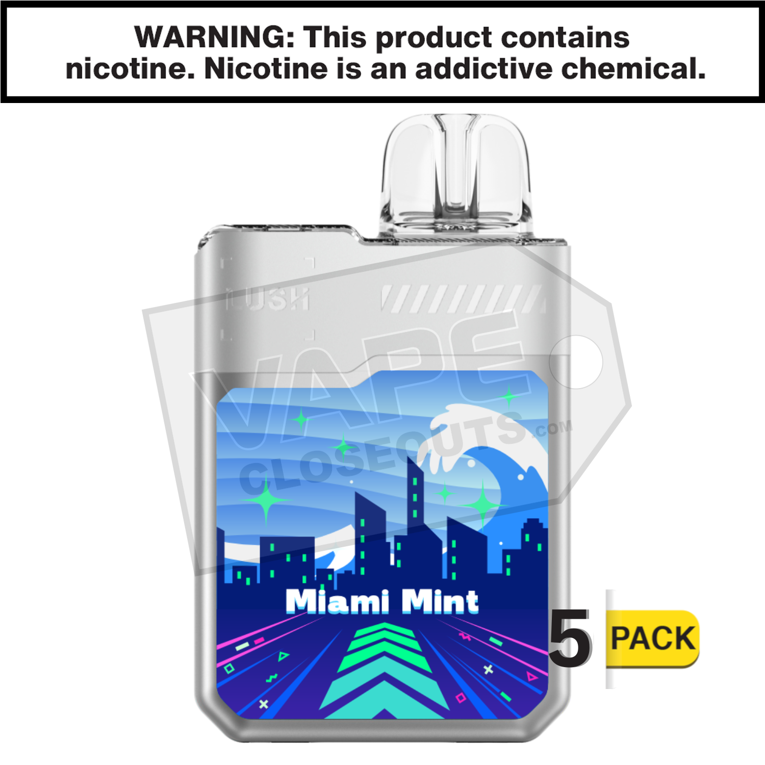 Miami Mint Geek Bar Digiflavor Lush 20K Disposable Vape