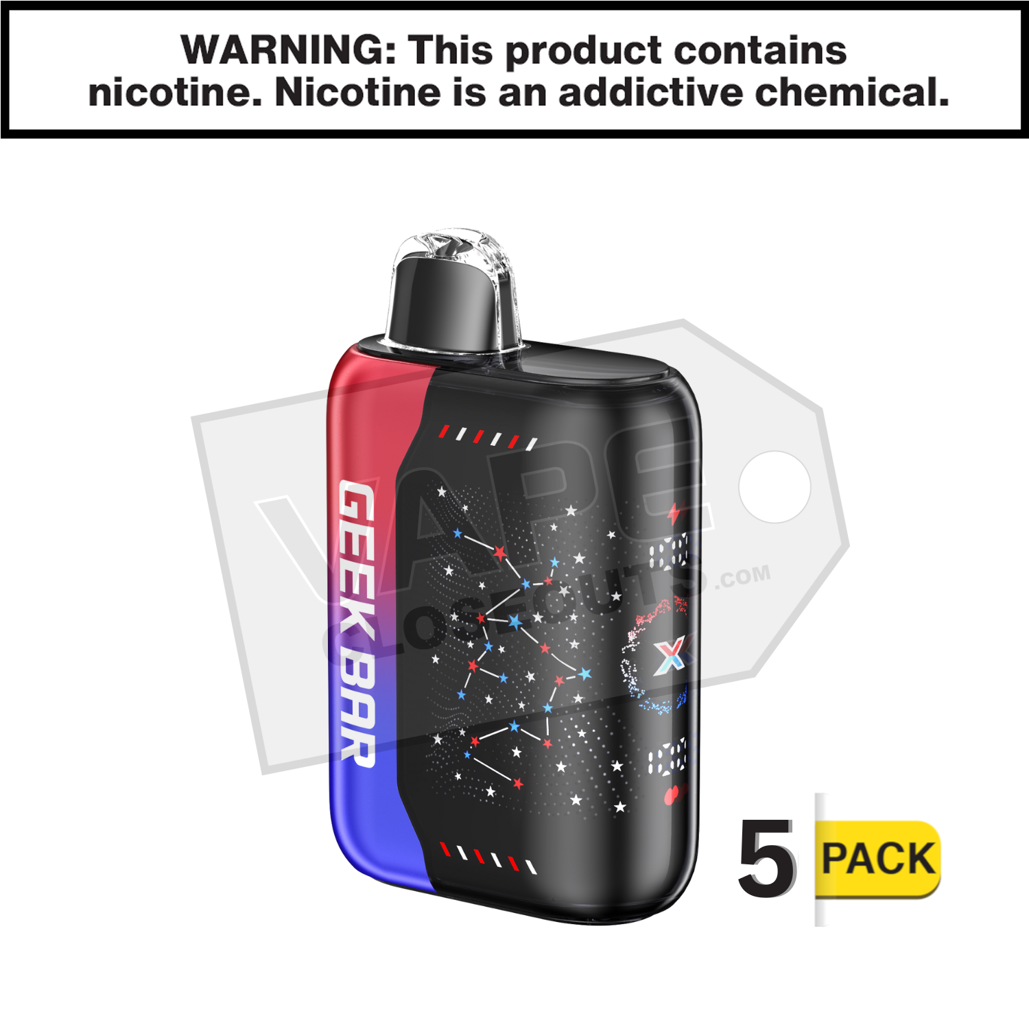 Miami Mint Geek Bar Pulse X 25K Disposable Vape (Patriot Edition)