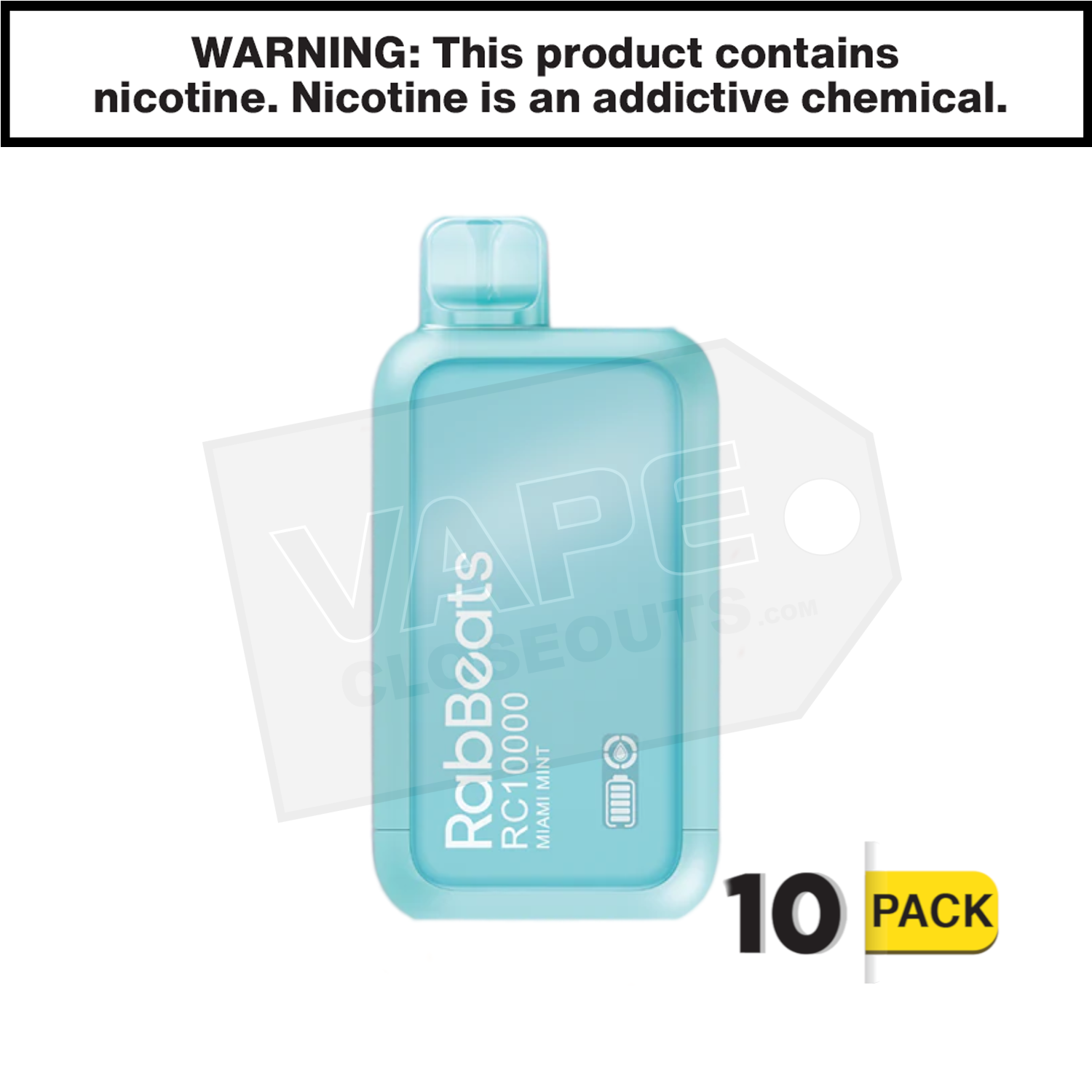 Miami Mint RabBeats RC10000 Vape — image 2