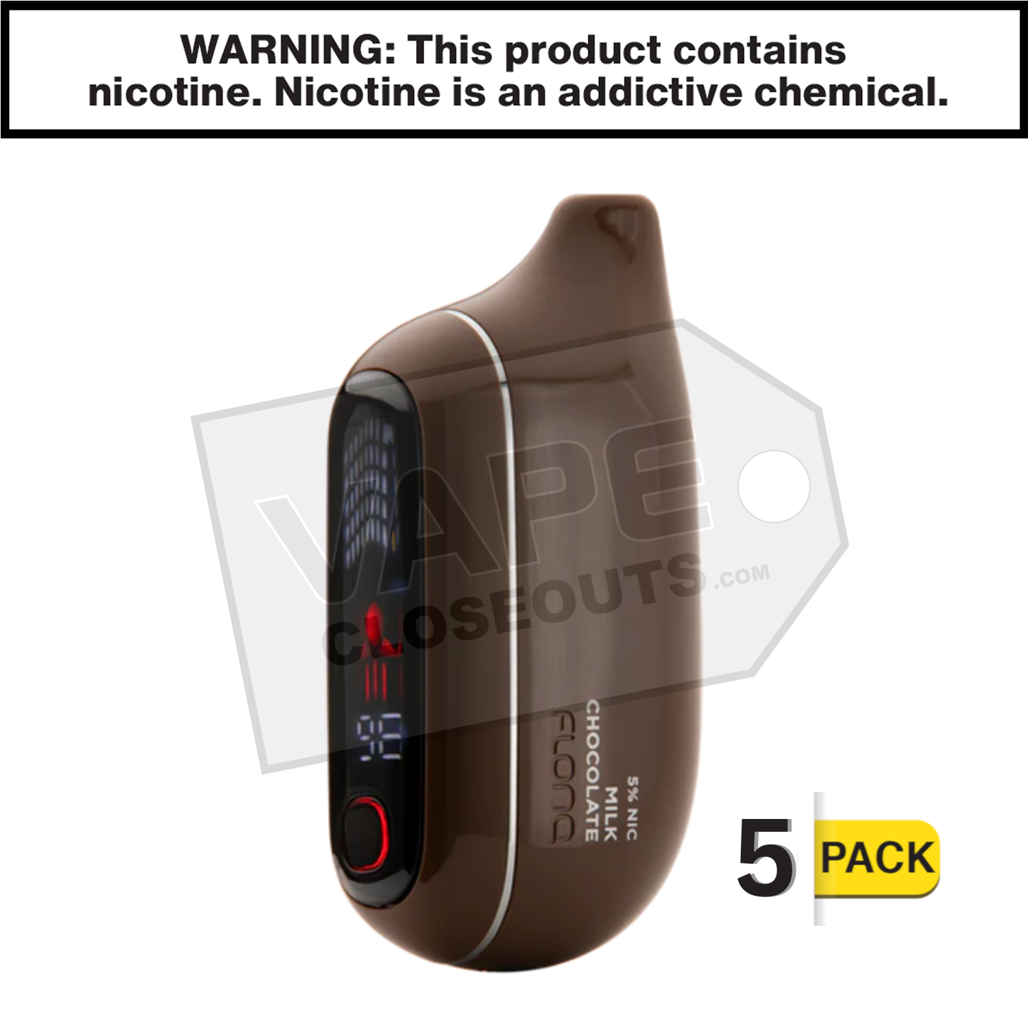 Milk Chocolate FLONQ Max Pro 20K Disposable Vape