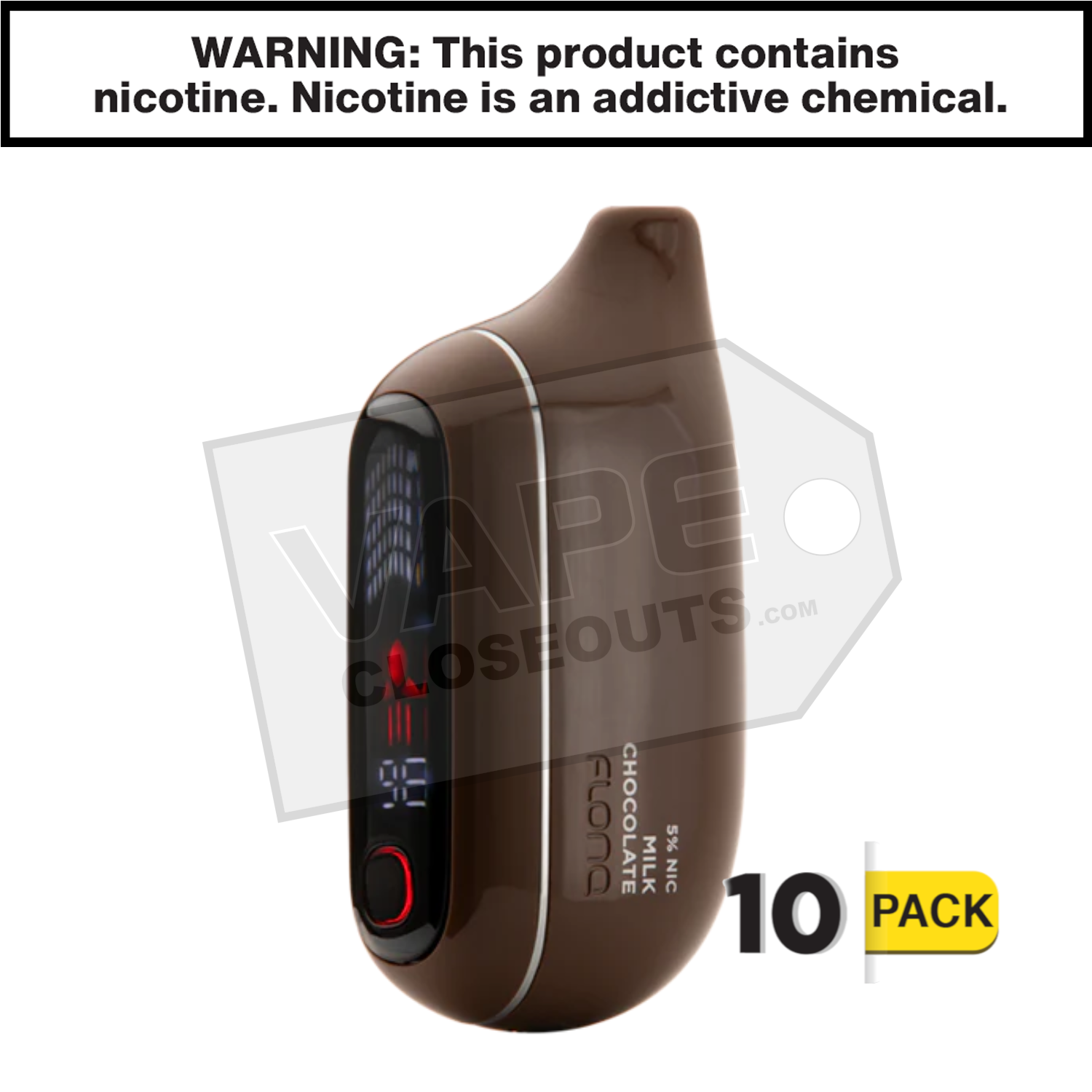 Milk Chocolate FLONQ Max Pro 20K Disposable Vape — image 2