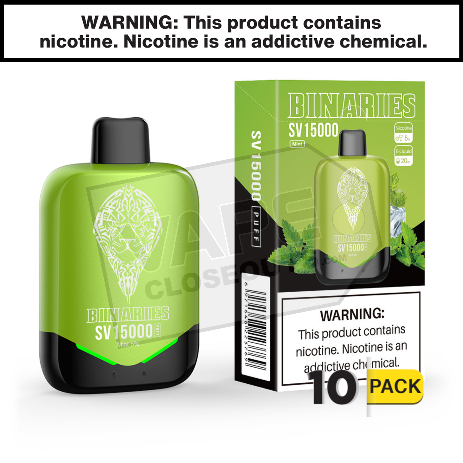 Mint HorizonTech Binaries Cabin SV Disposable 15000 — image 2