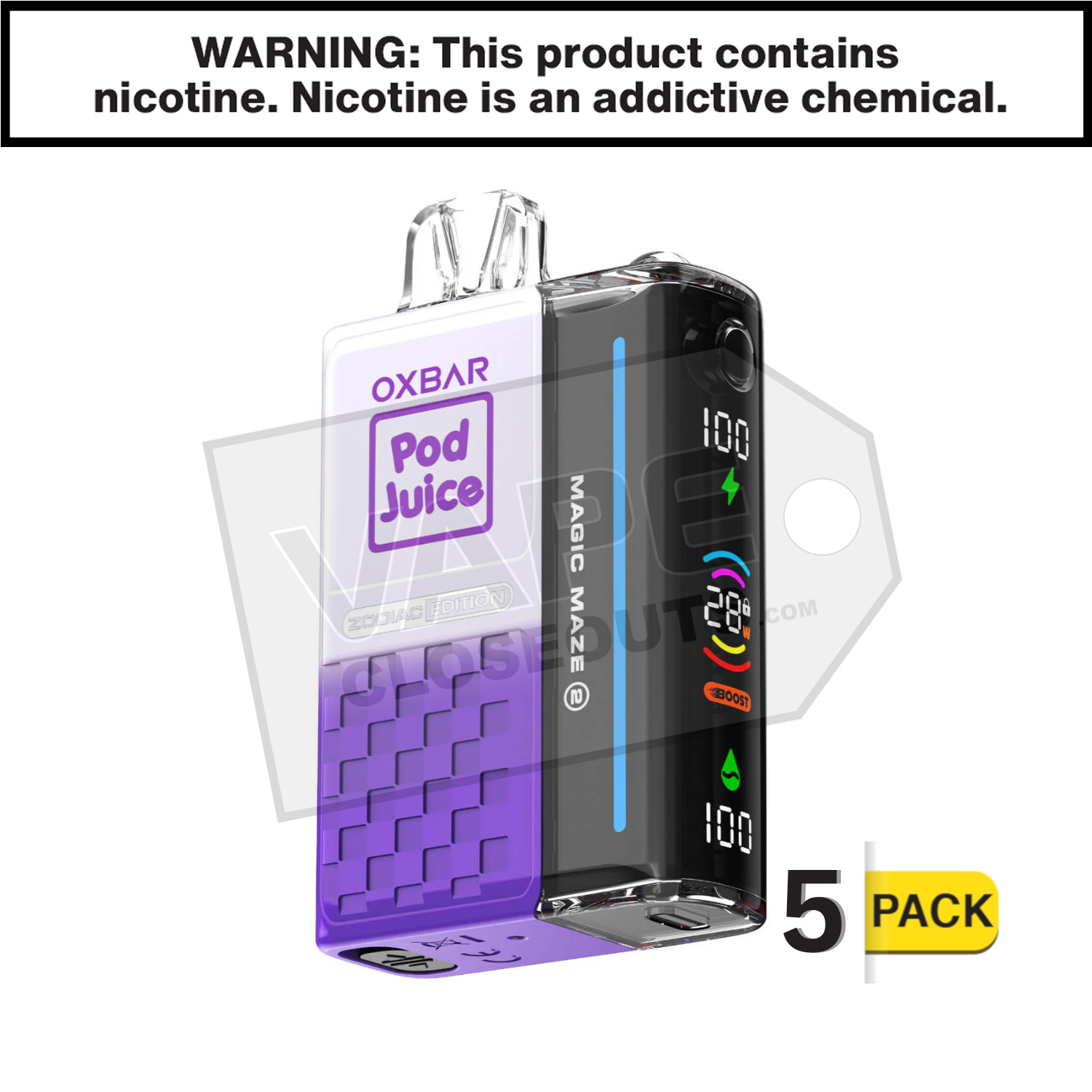 Moon Drops Oxbar Magic Maze 2 30K Disposable Vape