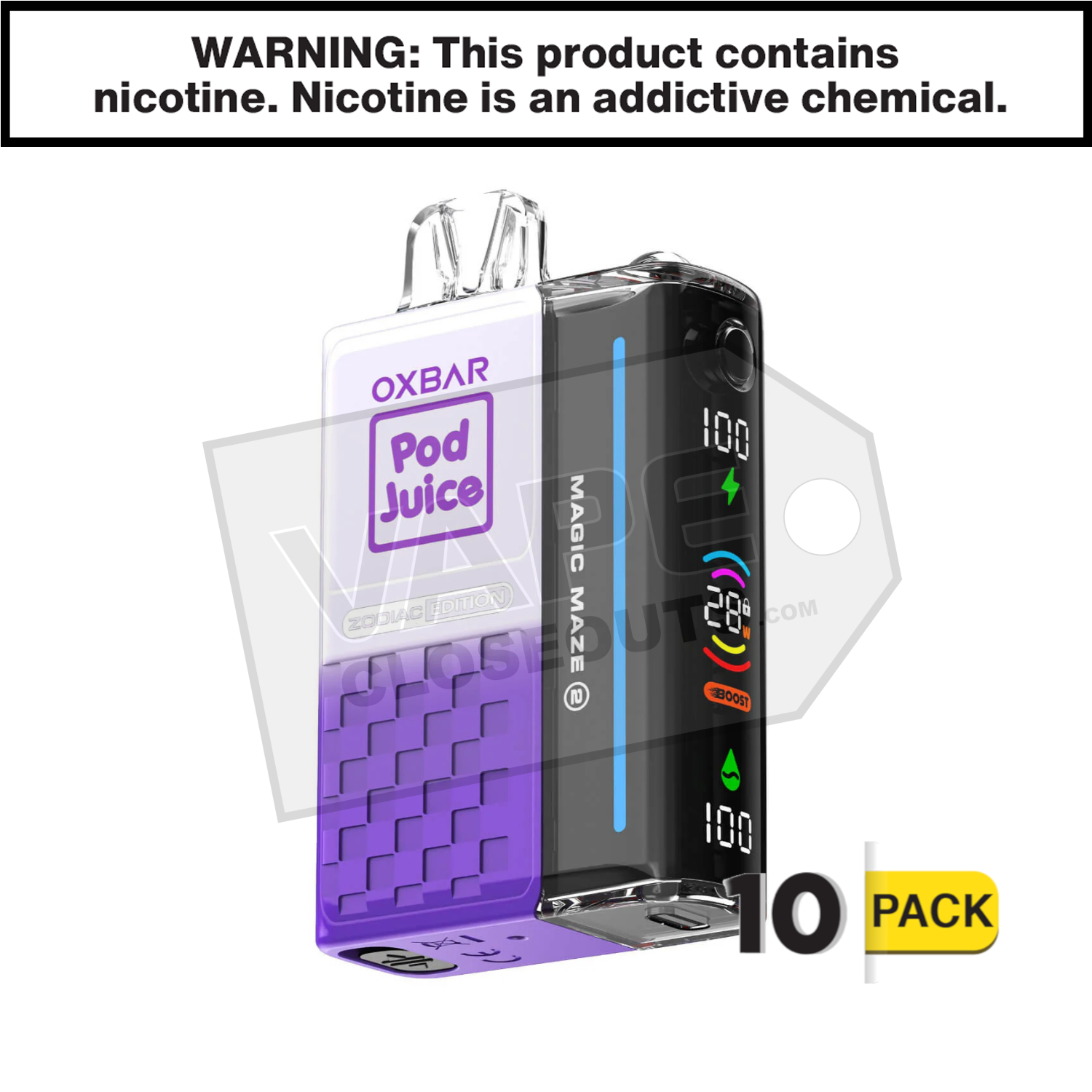 Moon Drops Oxbar Magic Maze 2 30K Disposable Vape — image 2