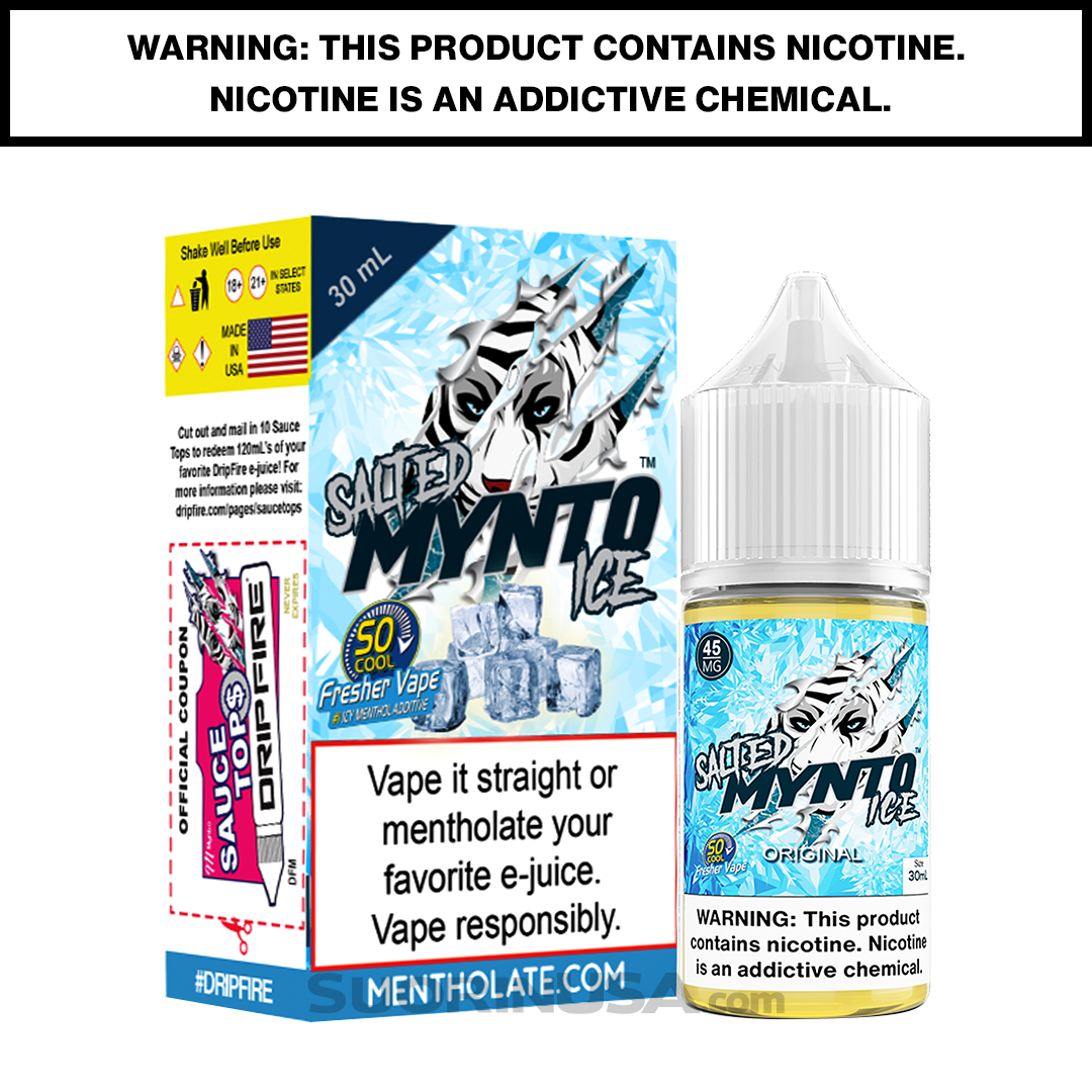 Mynto Ice Original E-Juice by DripFire - 30mL - SALTED EDITION — image 2