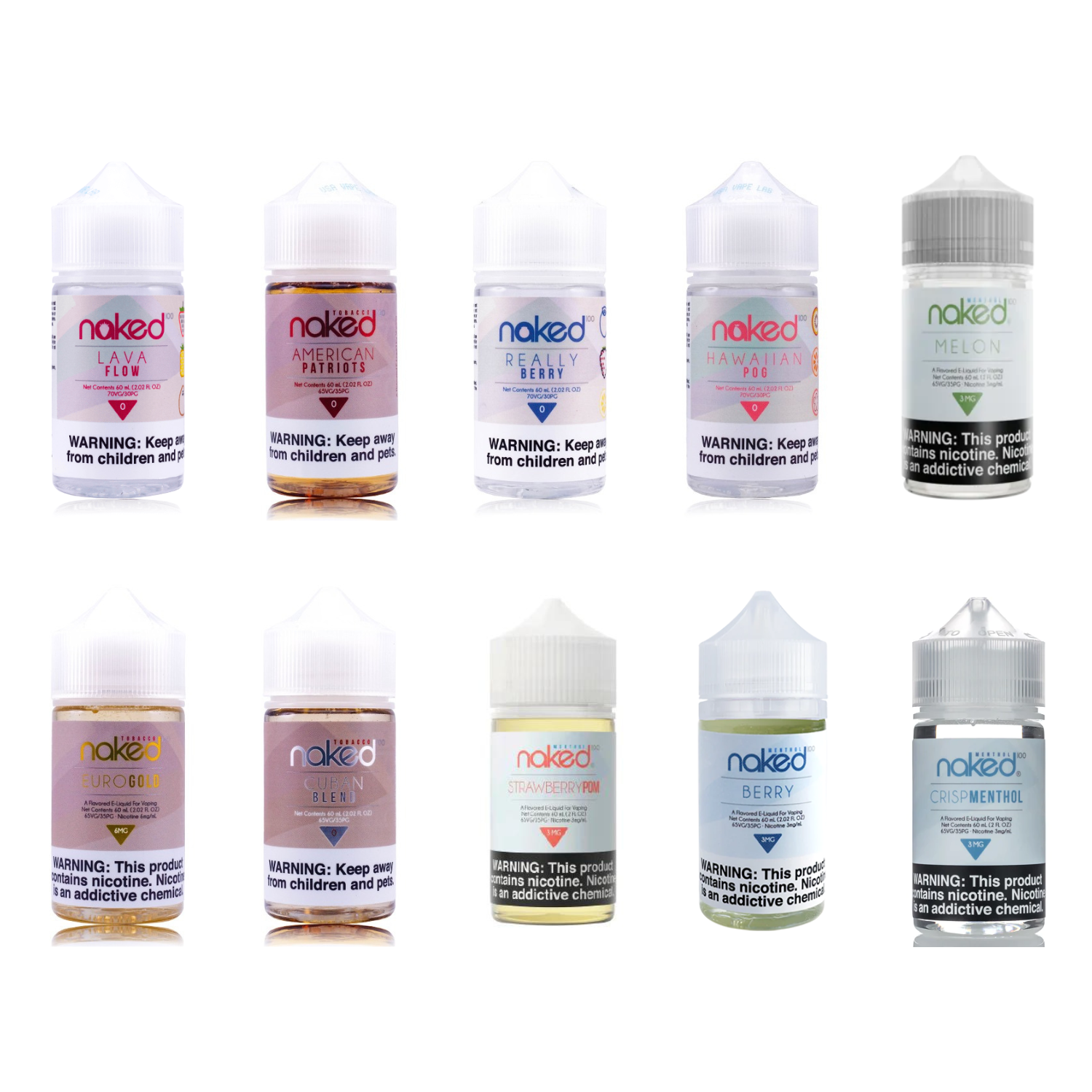 Naked 100 eJuice Freebase
