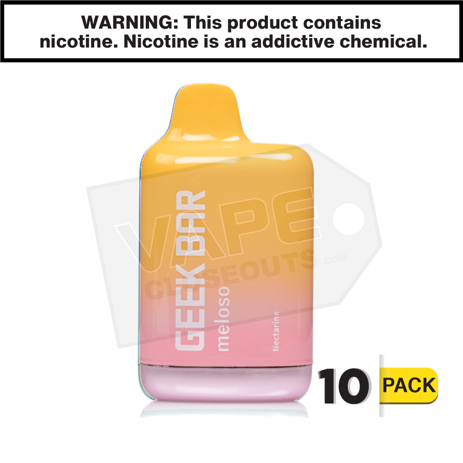 Nectarine Geek Bar Meloso Max Disposable Vape — image 2