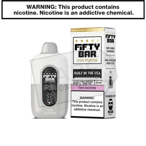 OMG! Smoothie Fifty Bar V2 20K Disposable Vape