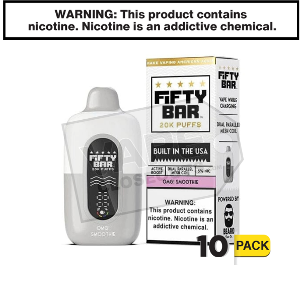 OMG! Smoothie Fifty Bar V2 20K Disposable Vape — image 2