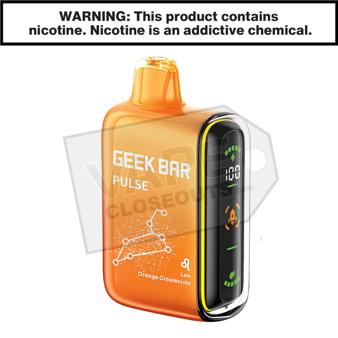 Orange Creamsicle Geek Bar Pulse Disposable Vape
