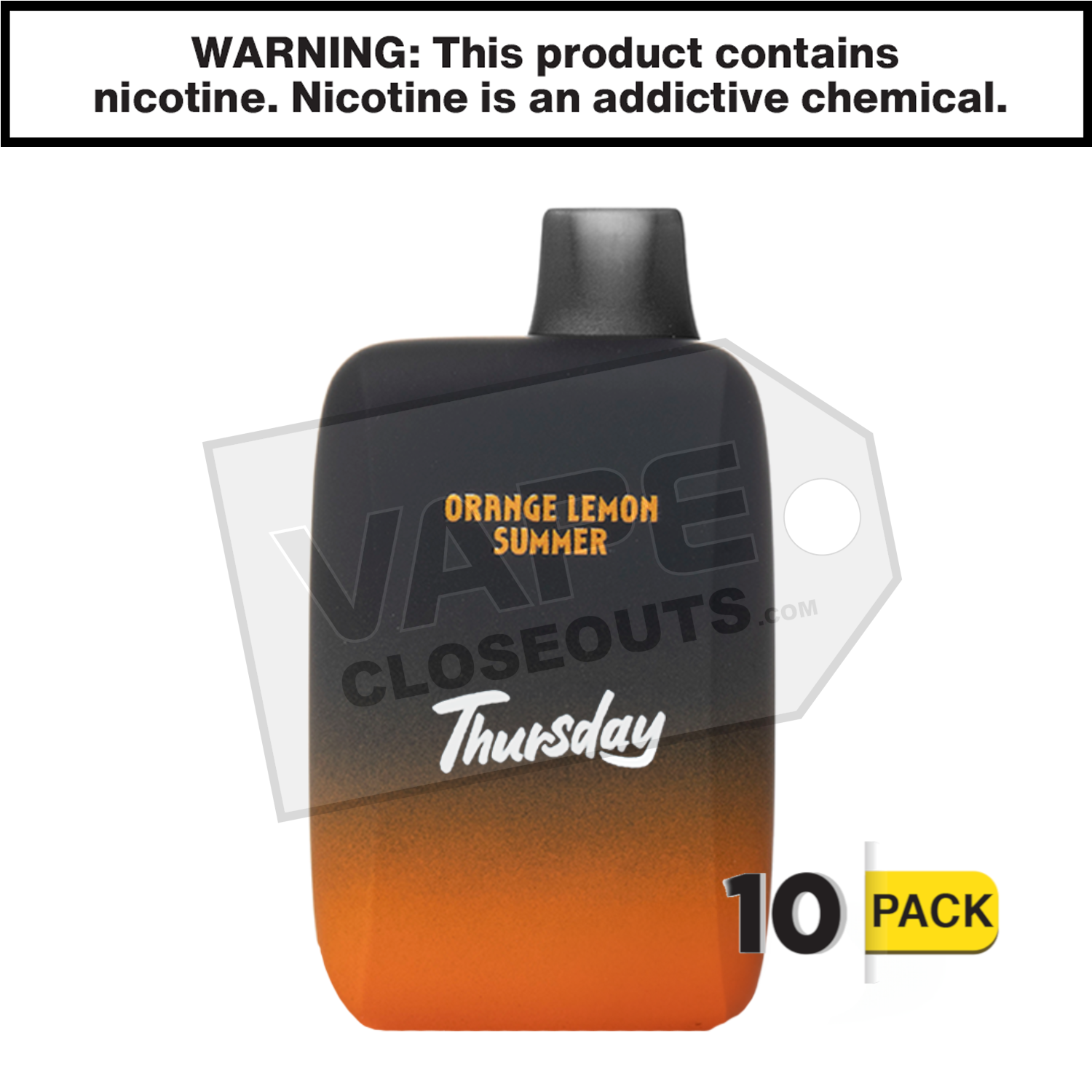 Orange Lemon Summer Thursday 30K Disposable Vape — image 2