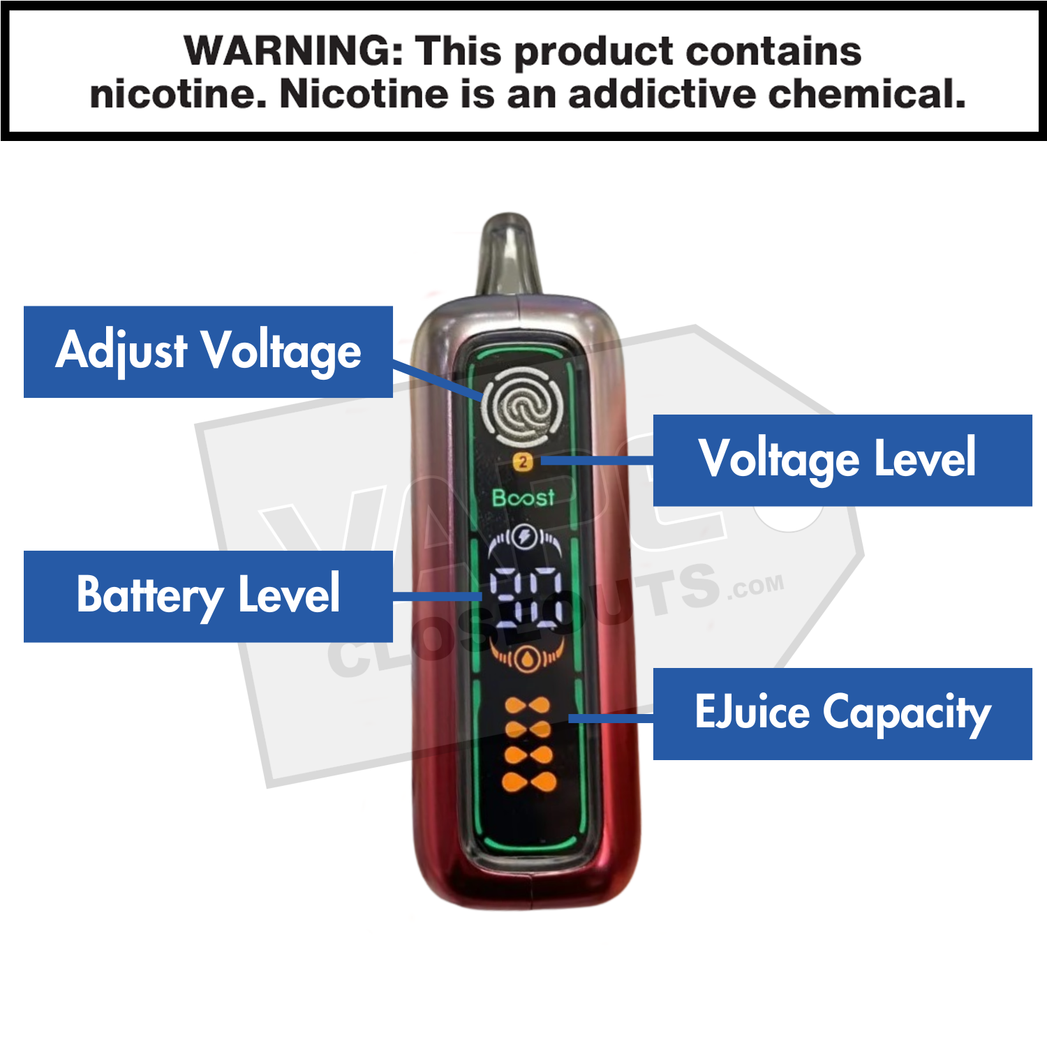 Peach Lemonade Lightrise TB 18K Vape — image 3