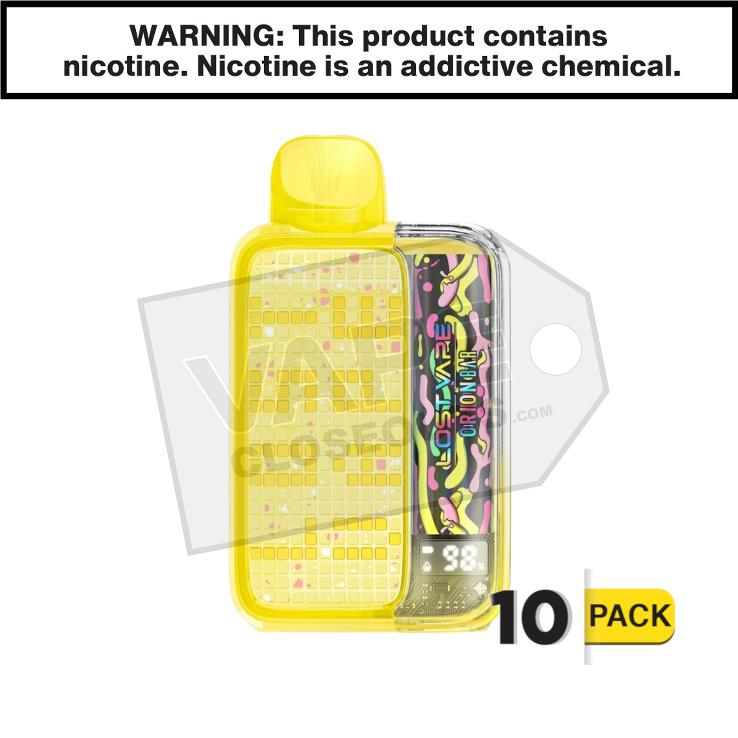 Peach Mango Watermelon Orion Bar 10000 Lost Vape Disposable — image 2