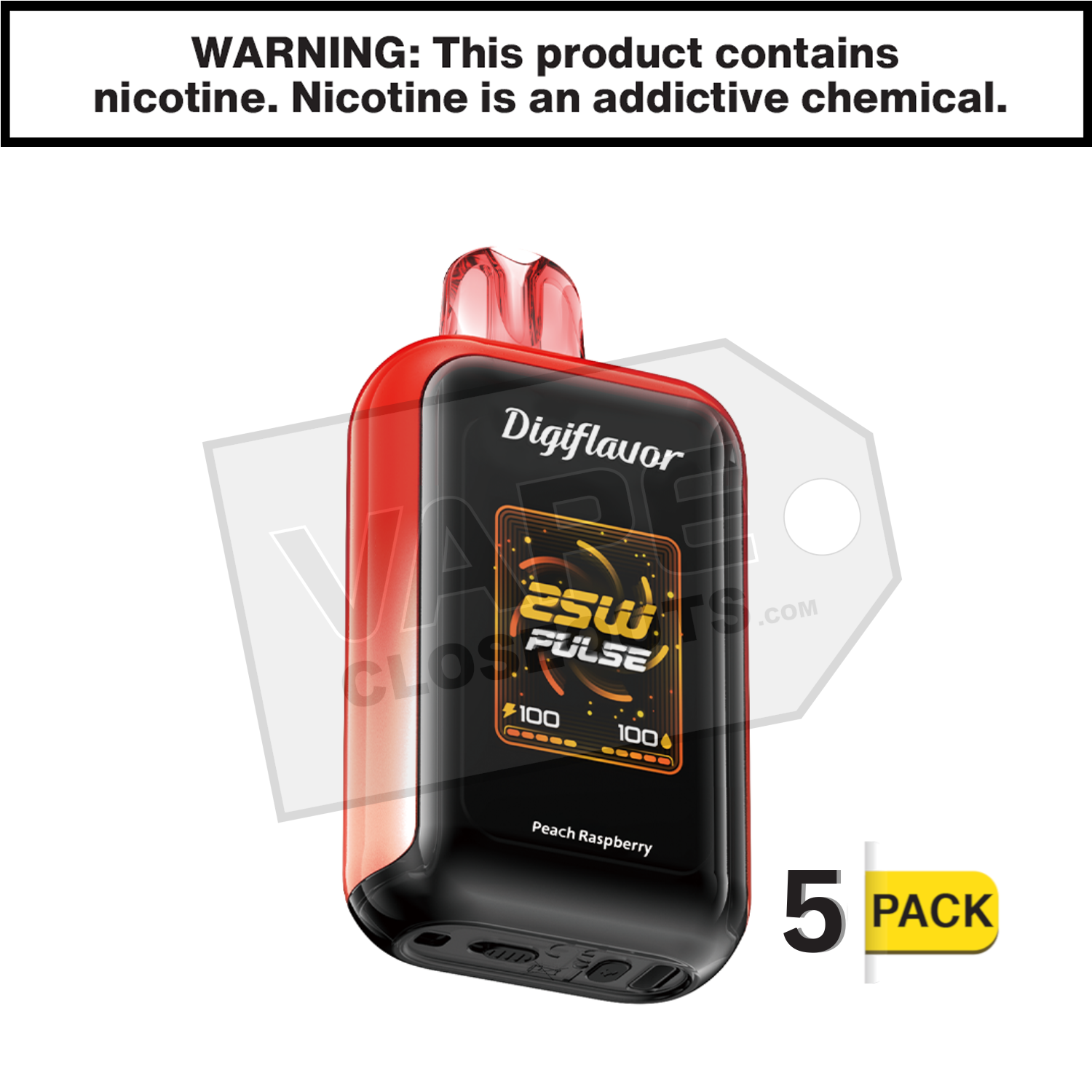Peach Raspberry Digiflavor Sky 25K Disposable Vape