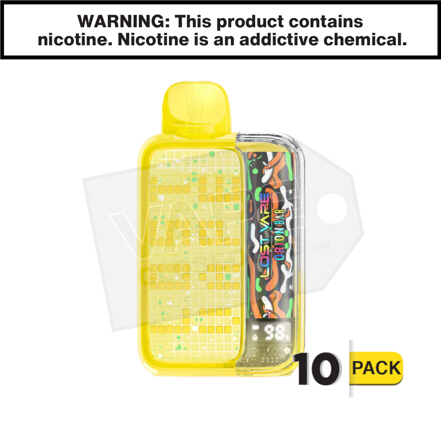 Pineapple Lemonade Orion Bar 10000 Lost Vape Disposable — image 2