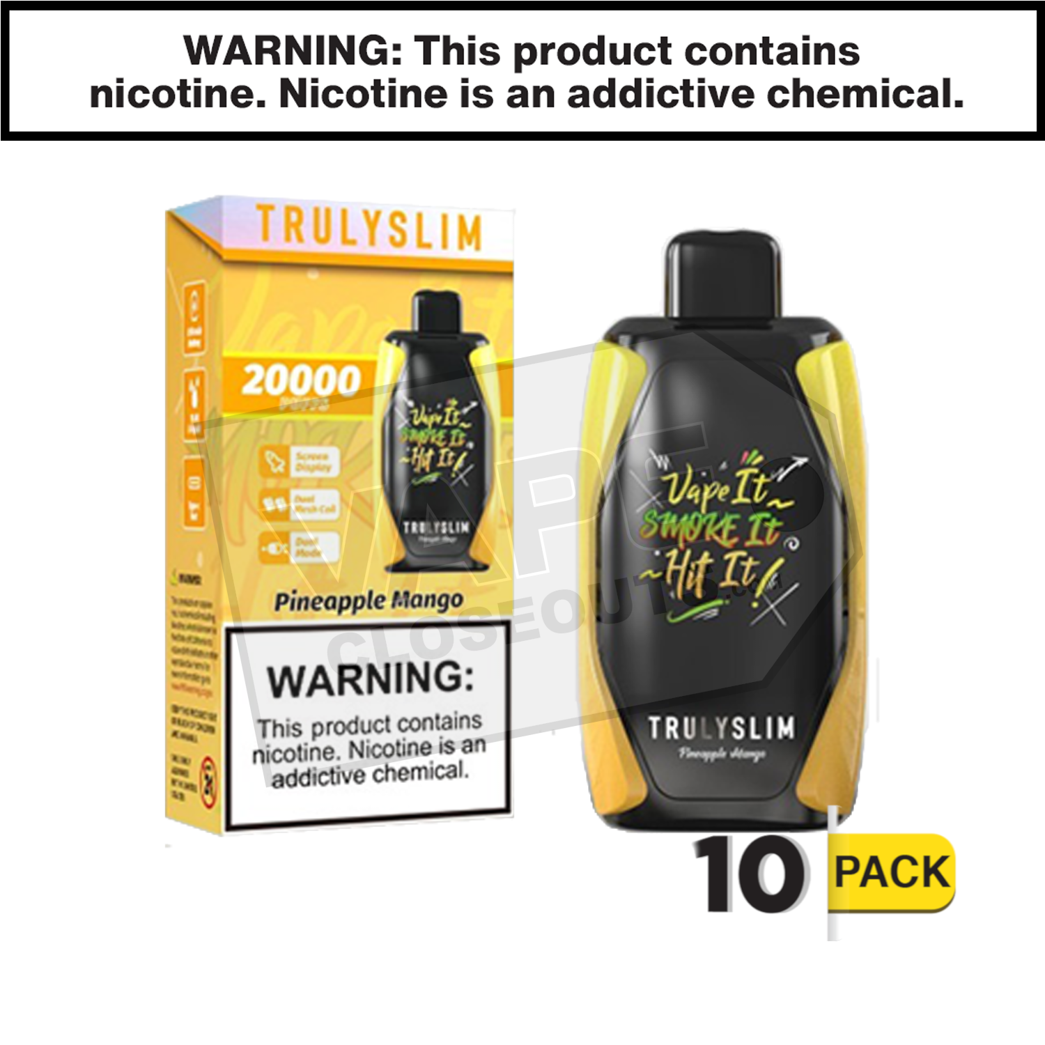 Pineapple Mango Truly Bar Trulyslim 20k Disposable Vape — image 2
