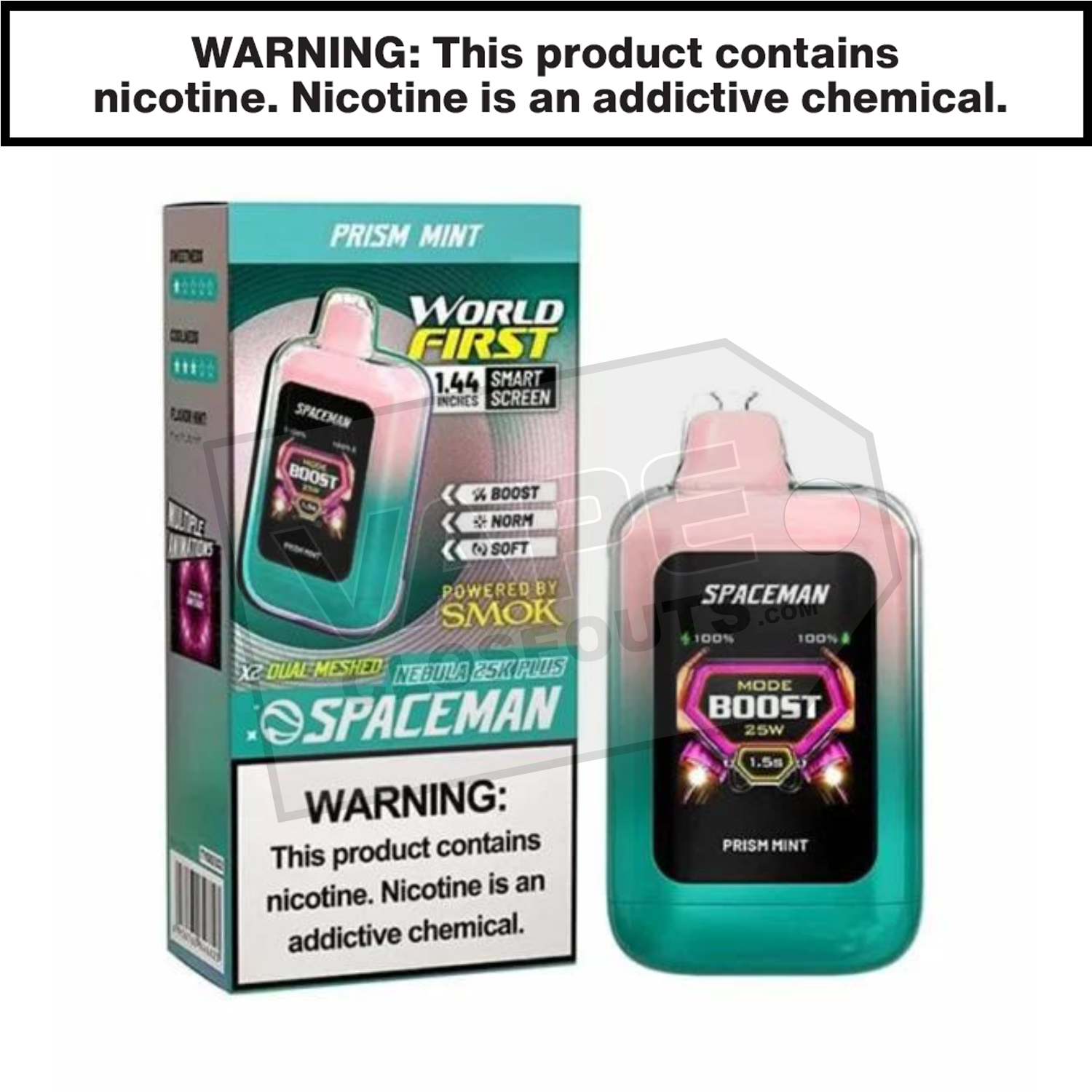 Prism Mint Spaceman Nebula 25K Plus Disposable Vape