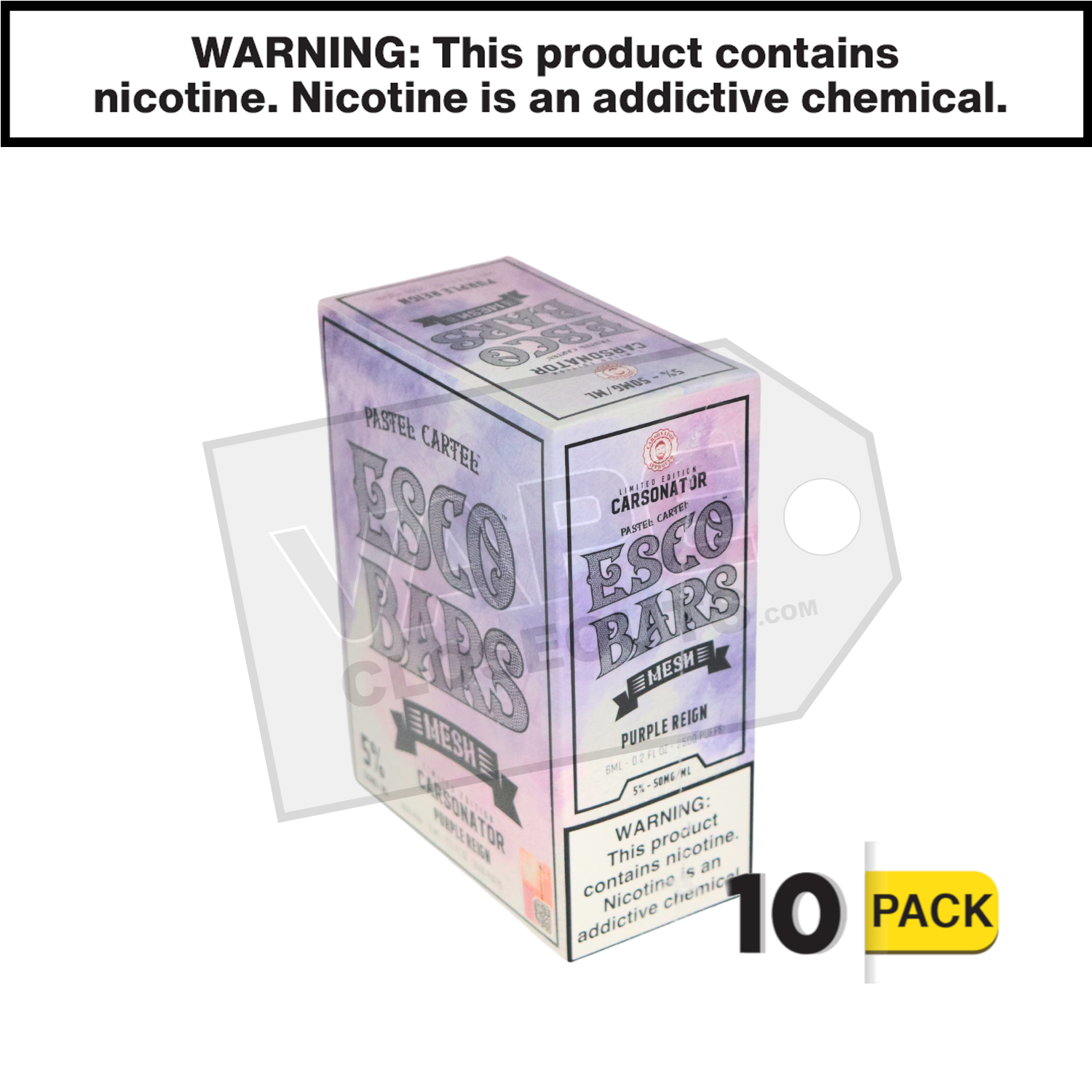Purple Reign Carsonator Esco Bars 2500 Puff Disposable Vape — image 3
