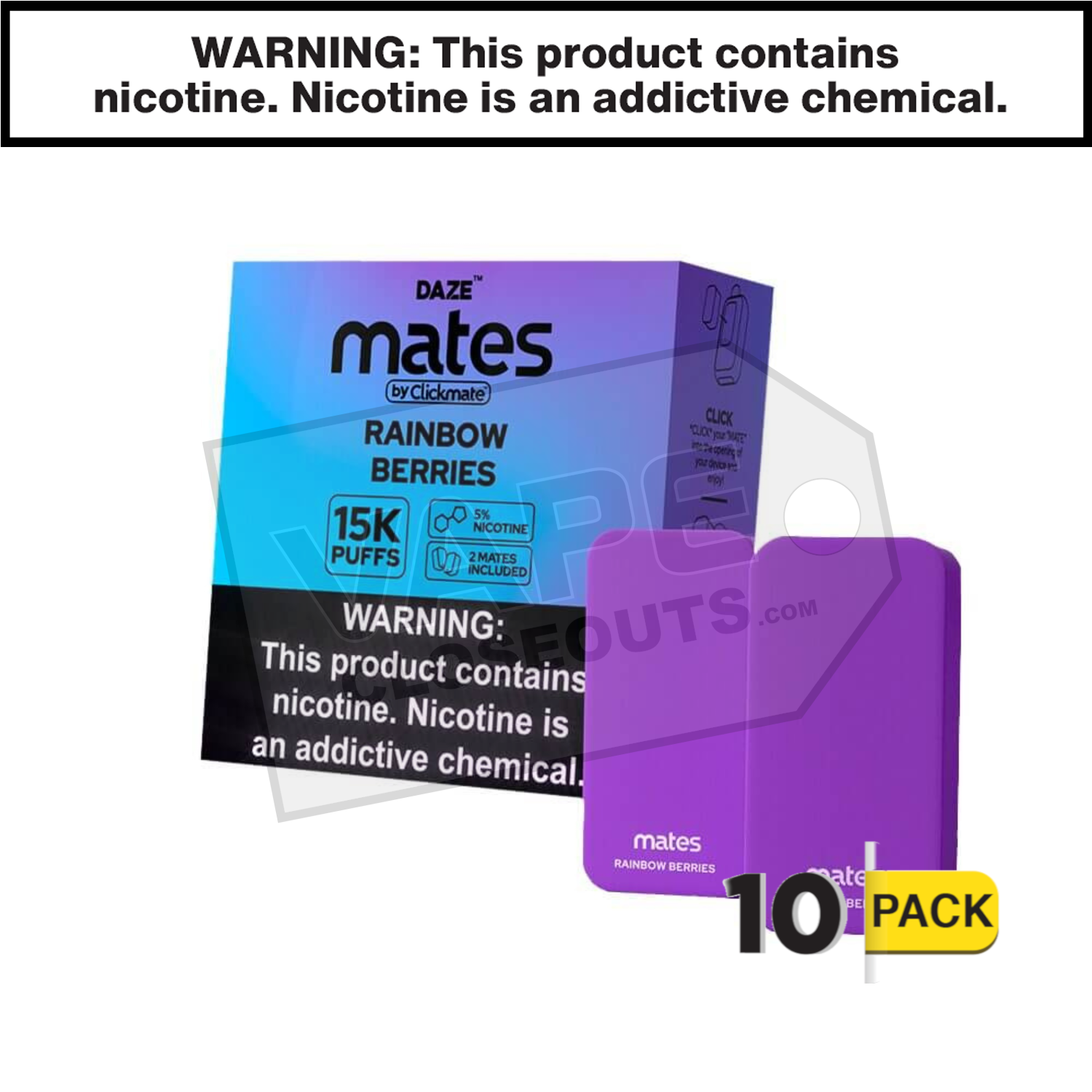 Mates Rainbow Berries Clickmate Pods 15K (2pk) — image 2